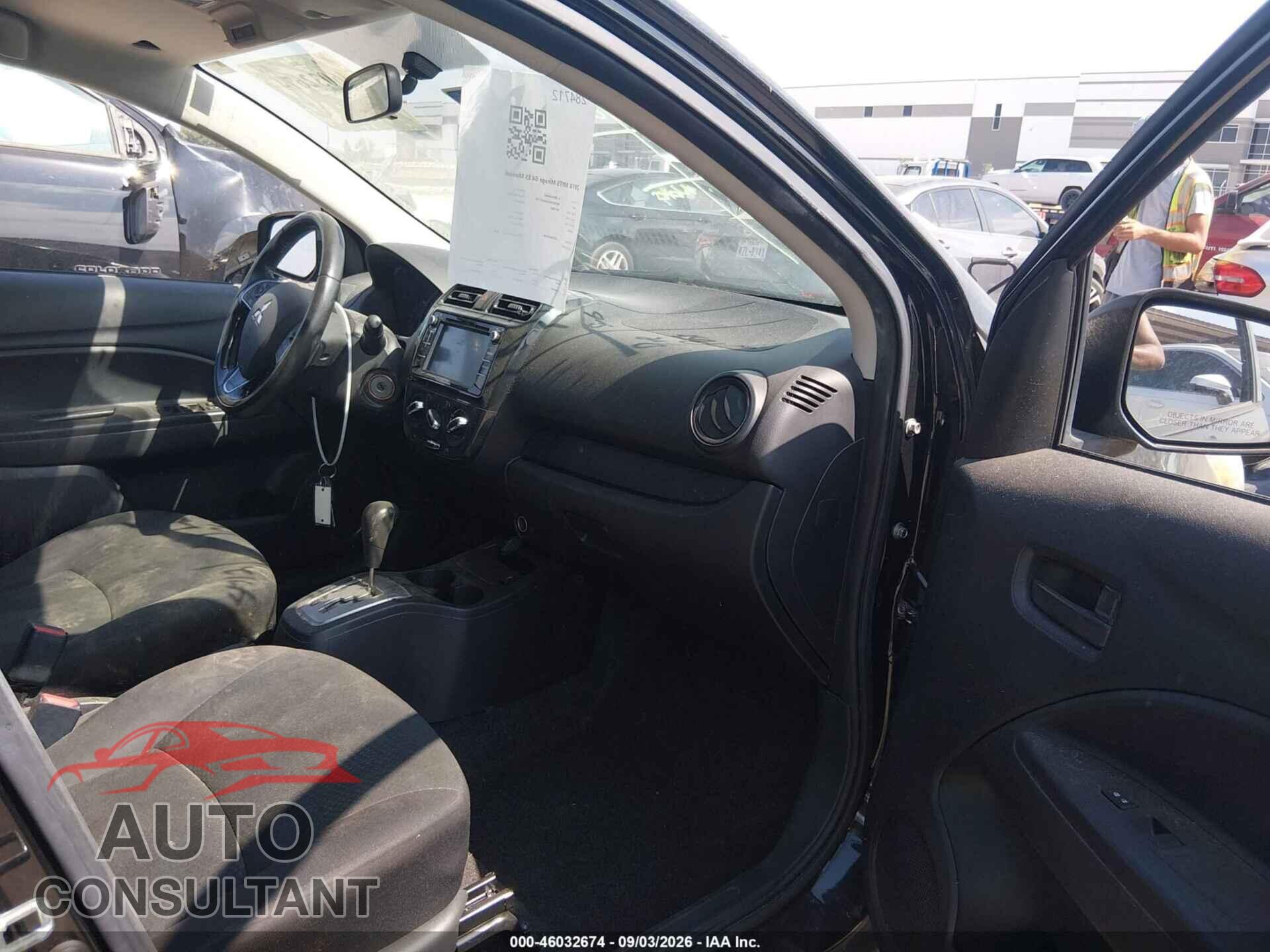 MITSUBISHI MIRAGE 2018 - ML32F3FJ4JHF01779