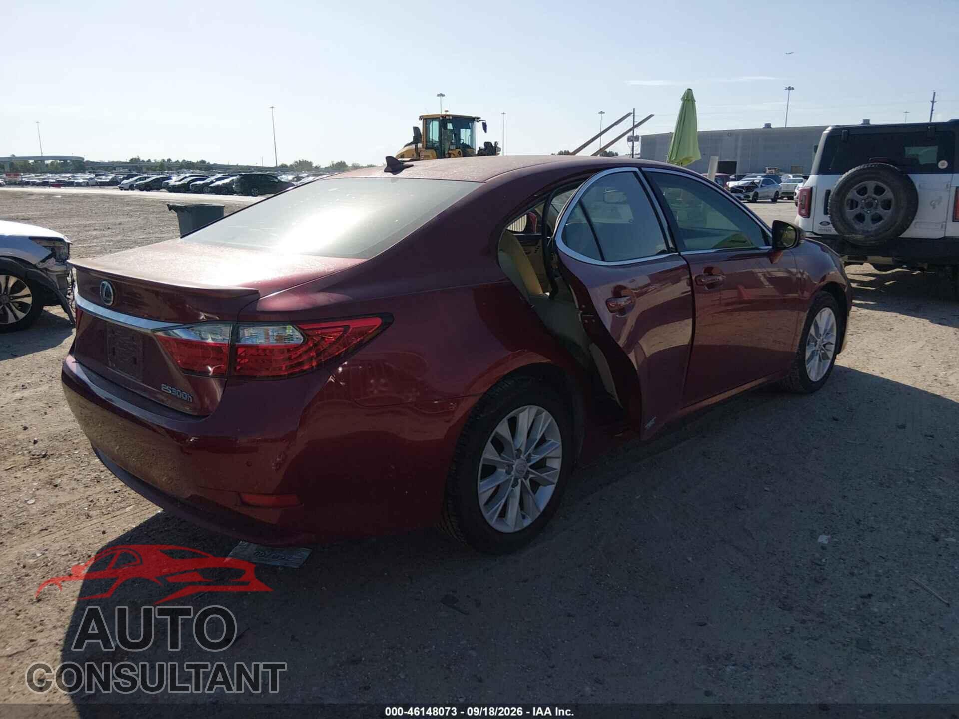 LEXUS ES 300H 2013 - JTHBW1GG8D2005679