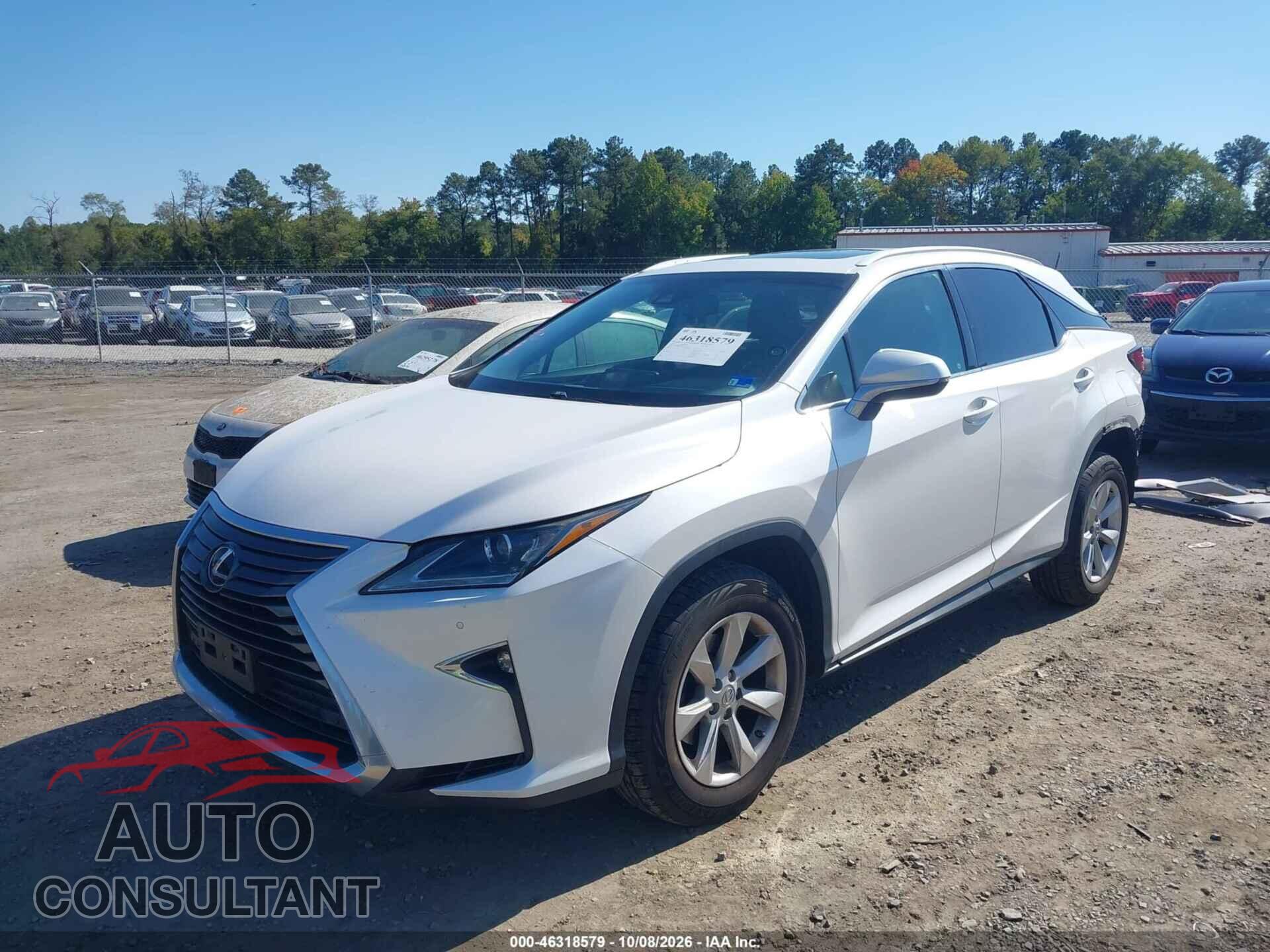LEXUS RX 350 2017 - 2T2BZMCA6HC075339