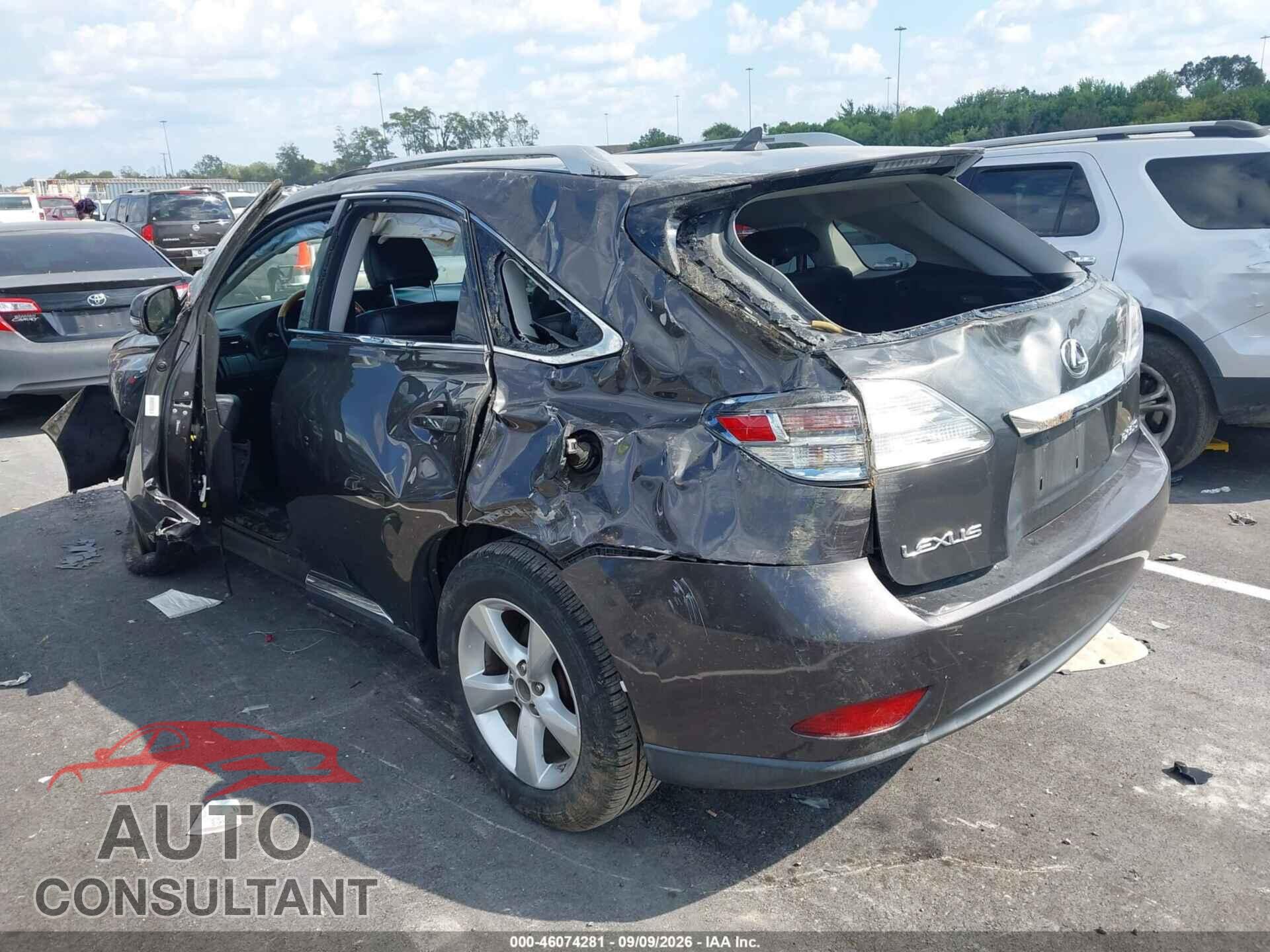 LEXUS RX 350 2010 - 2T2BK1BA5AC046473