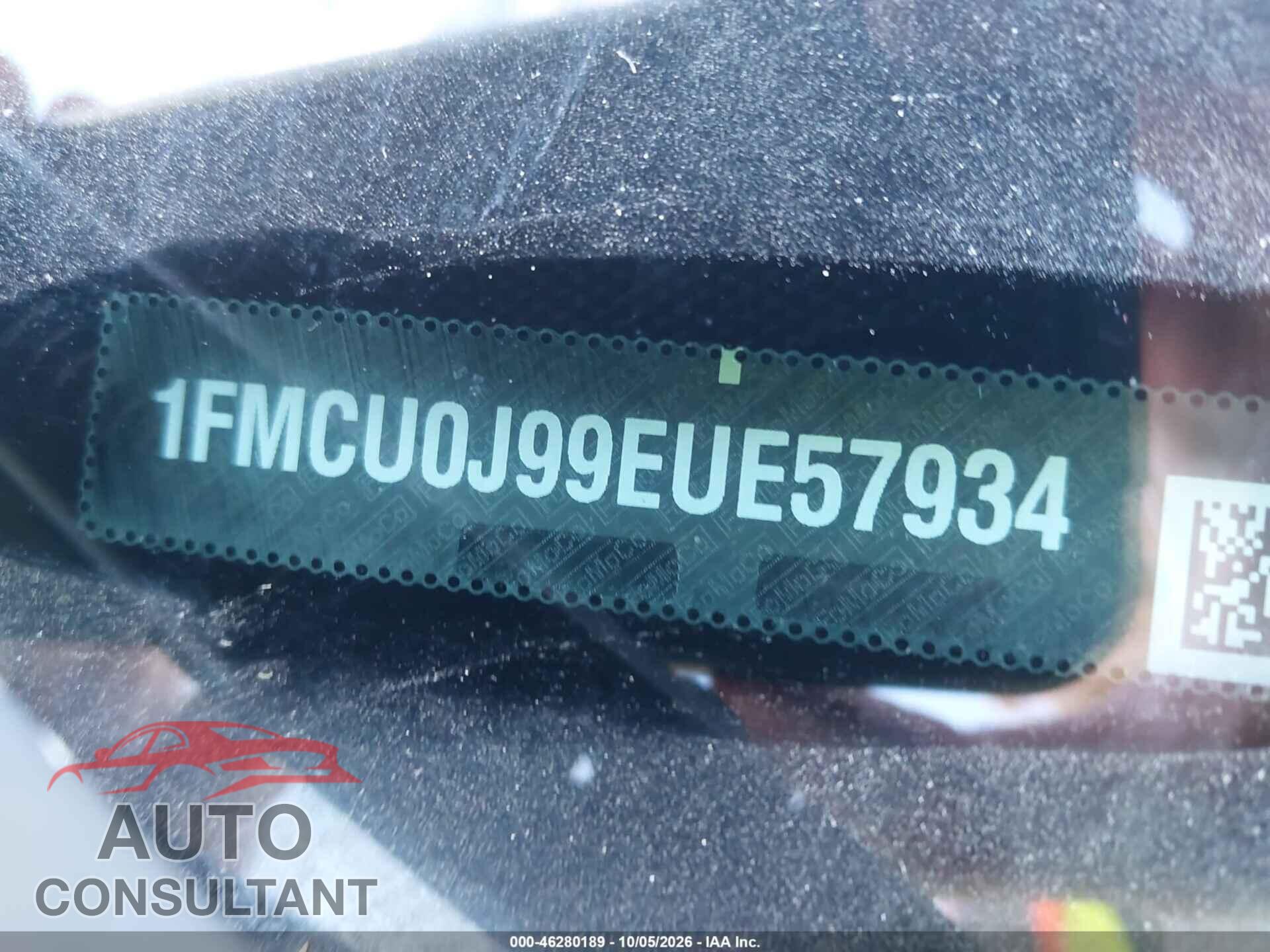 FORD ESCAPE 2014 - 1FMCU0J99EUE57934