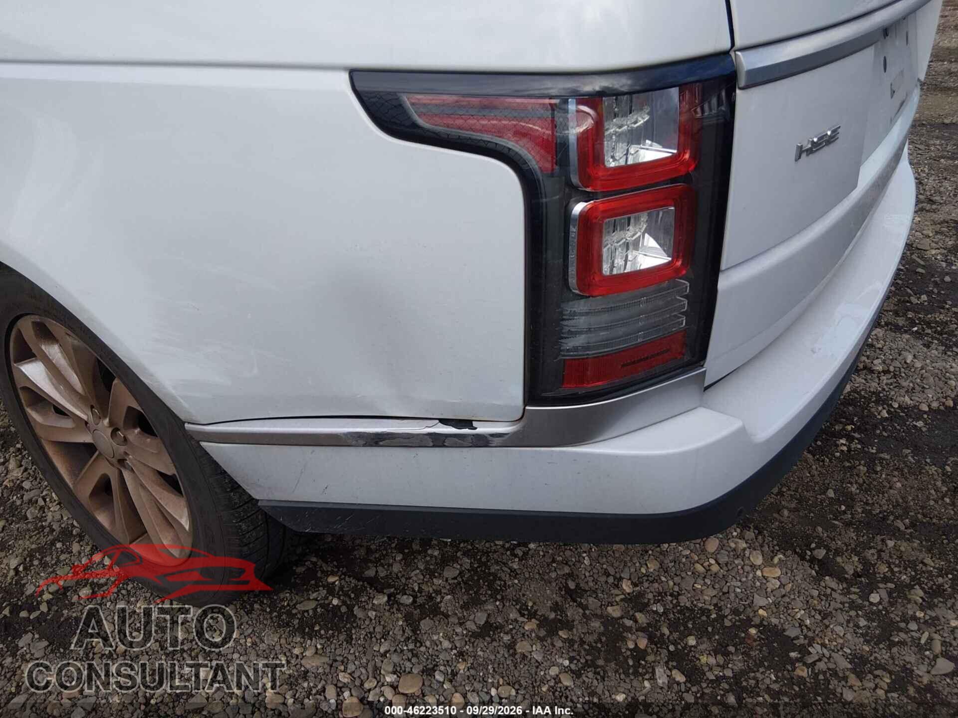 LAND ROVER RANGE ROVER 2016 - SALGS2VF7GA261947