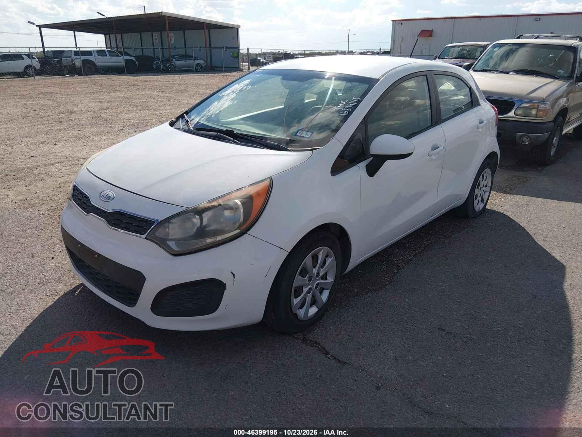 KIA RIO5 2012 - KNADN5A33C6070390