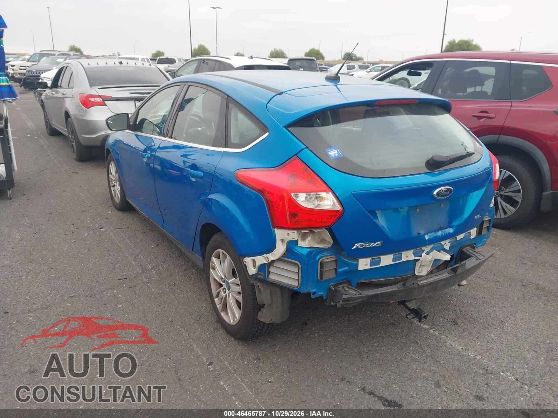 FORD FOCUS 2012 - 1FAHP3M29CL290579