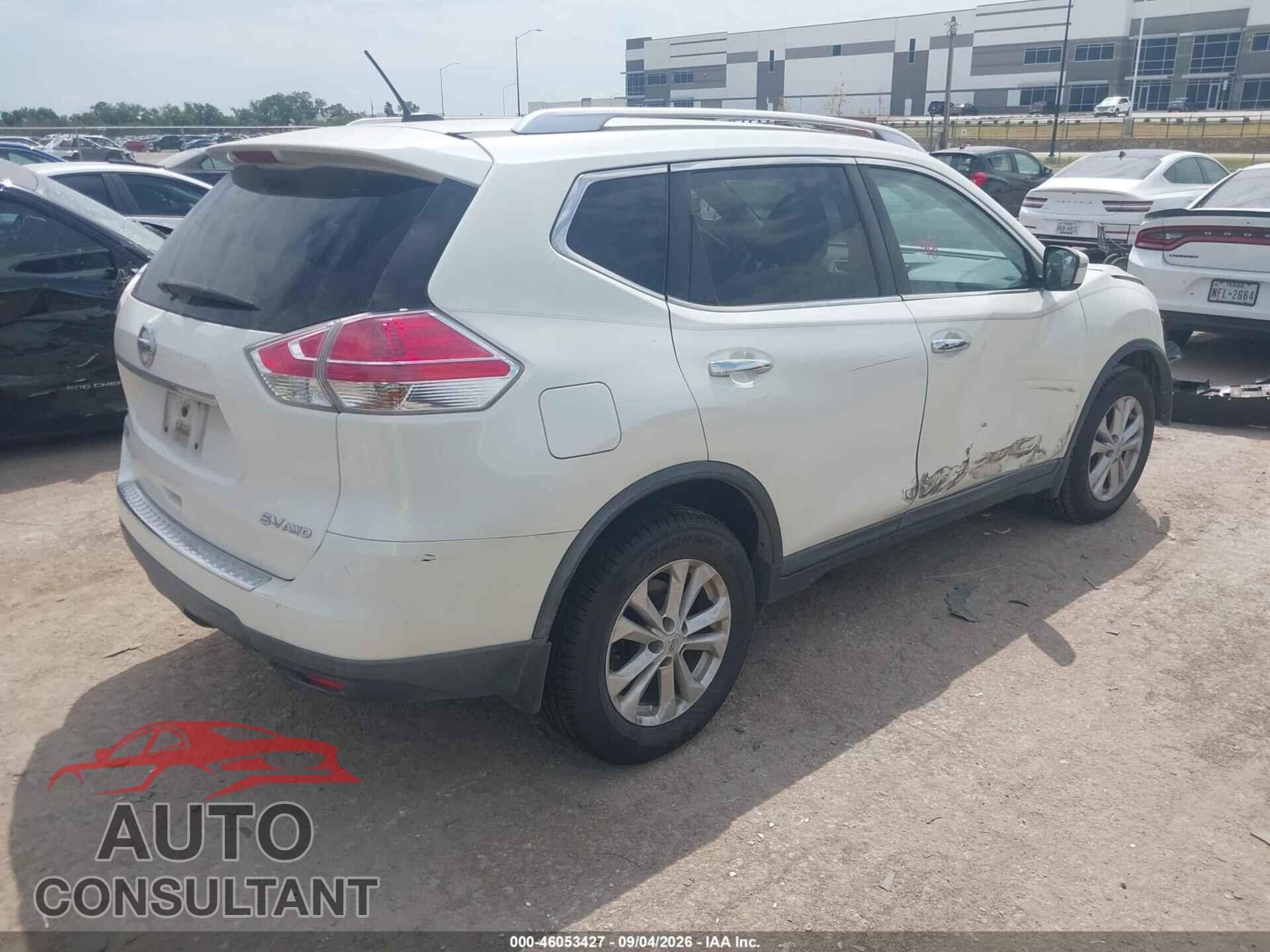 NISSAN ROGUE 2016 - KNMAT2MVXGP701045