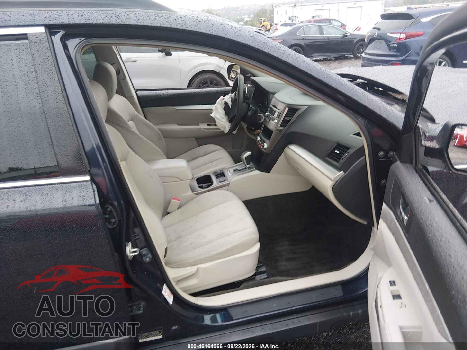 SUBARU OUTBACK 2012 - 4S4BRBAC2C3268792