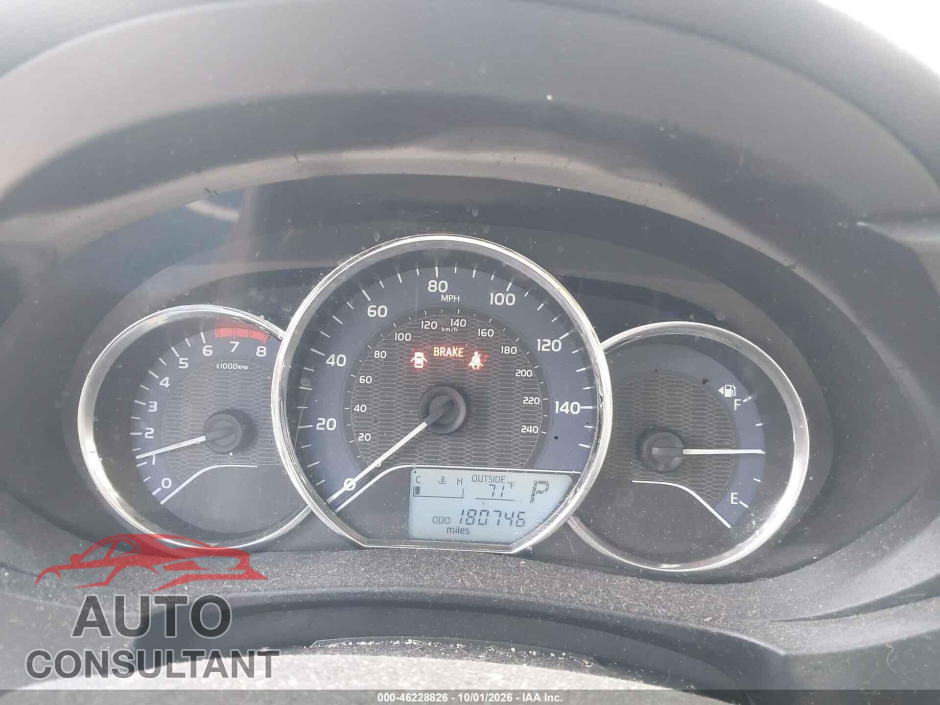 TOYOTA COROLLA 2015 - 2T1BURHE1FC399954