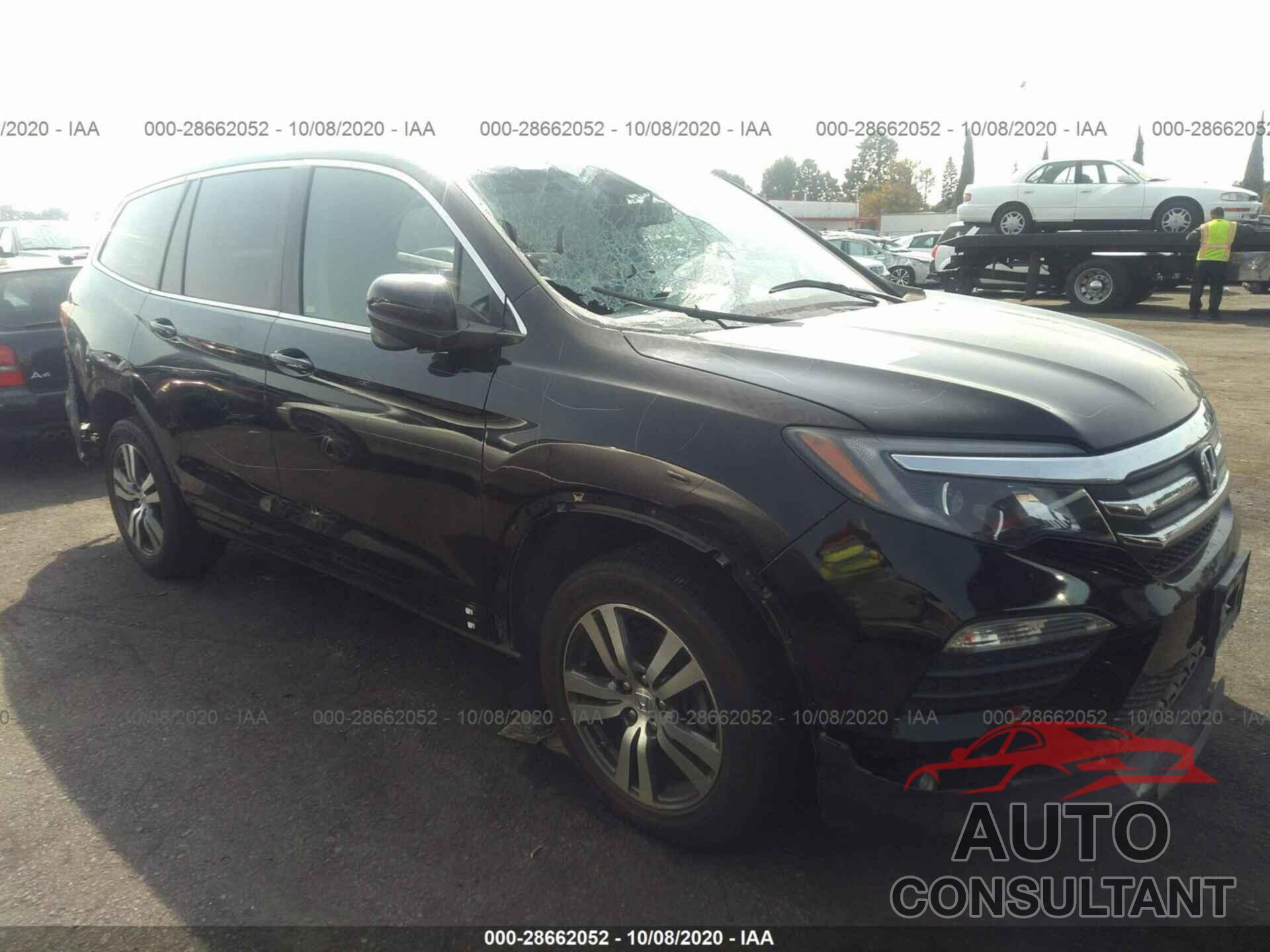 HONDA PILOT 2016 - 5FNYF5H51GB039402