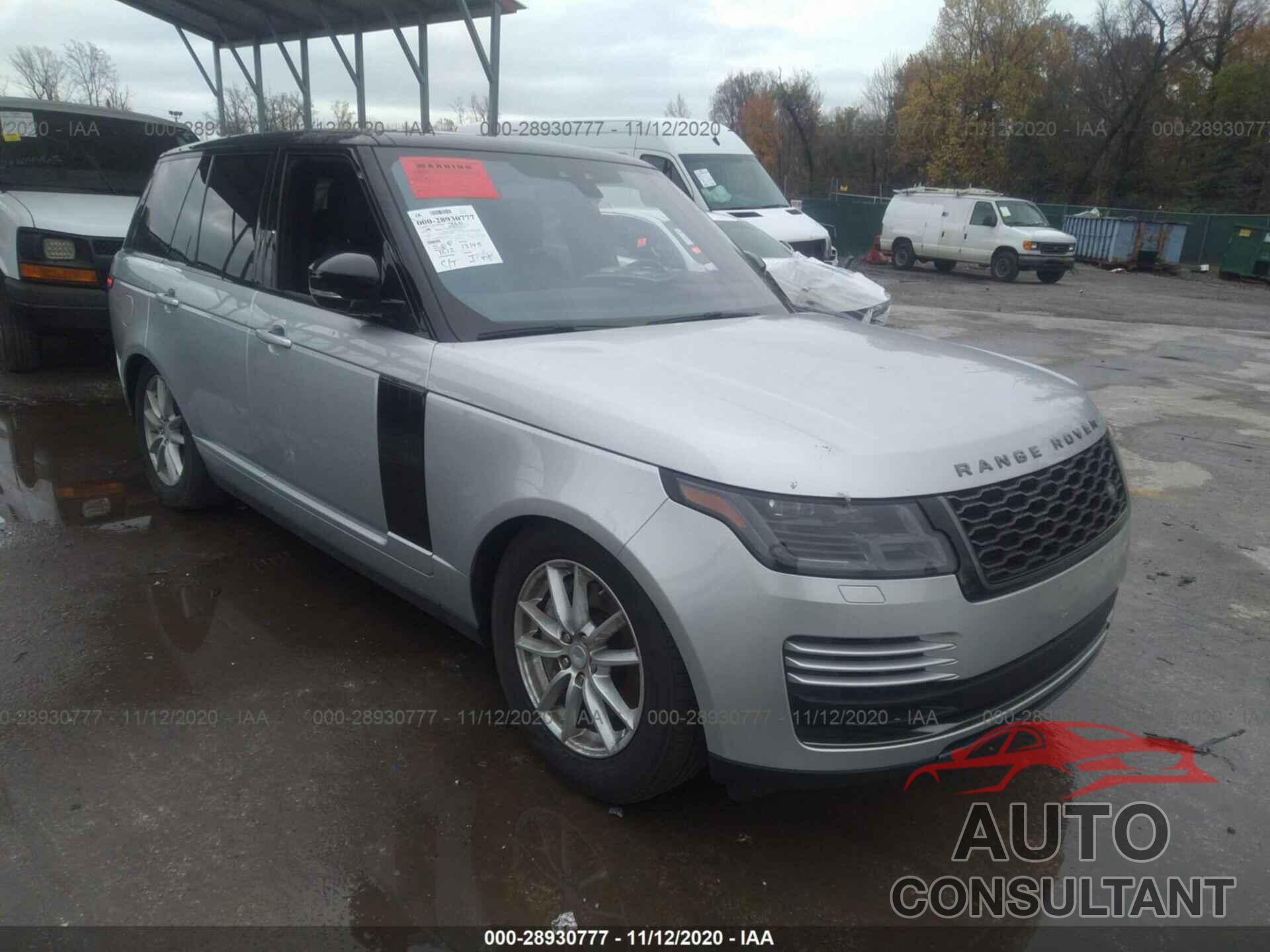 LAND ROVER RANGE ROVER 2019 - SALGR2RV7KA545231