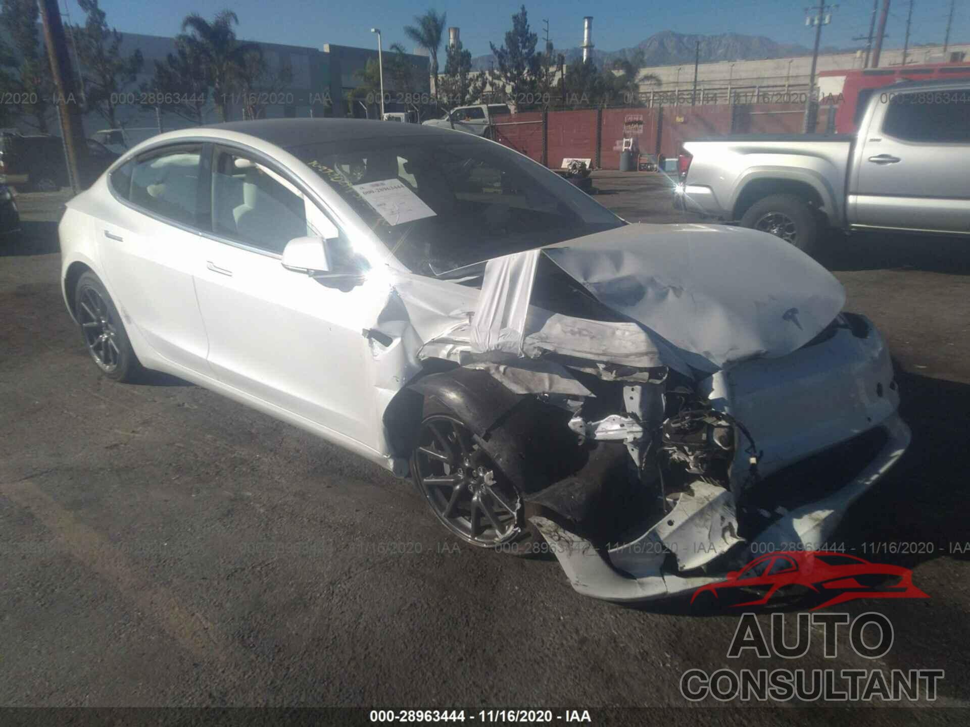TESLA MODEL 3 2020 - 5YJ3E1EB6LF651606