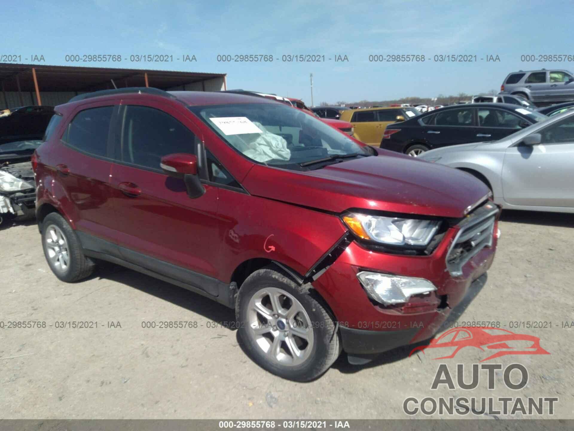 FORD ECOSPORT 2018 - MAJ3P1TE3JC234922