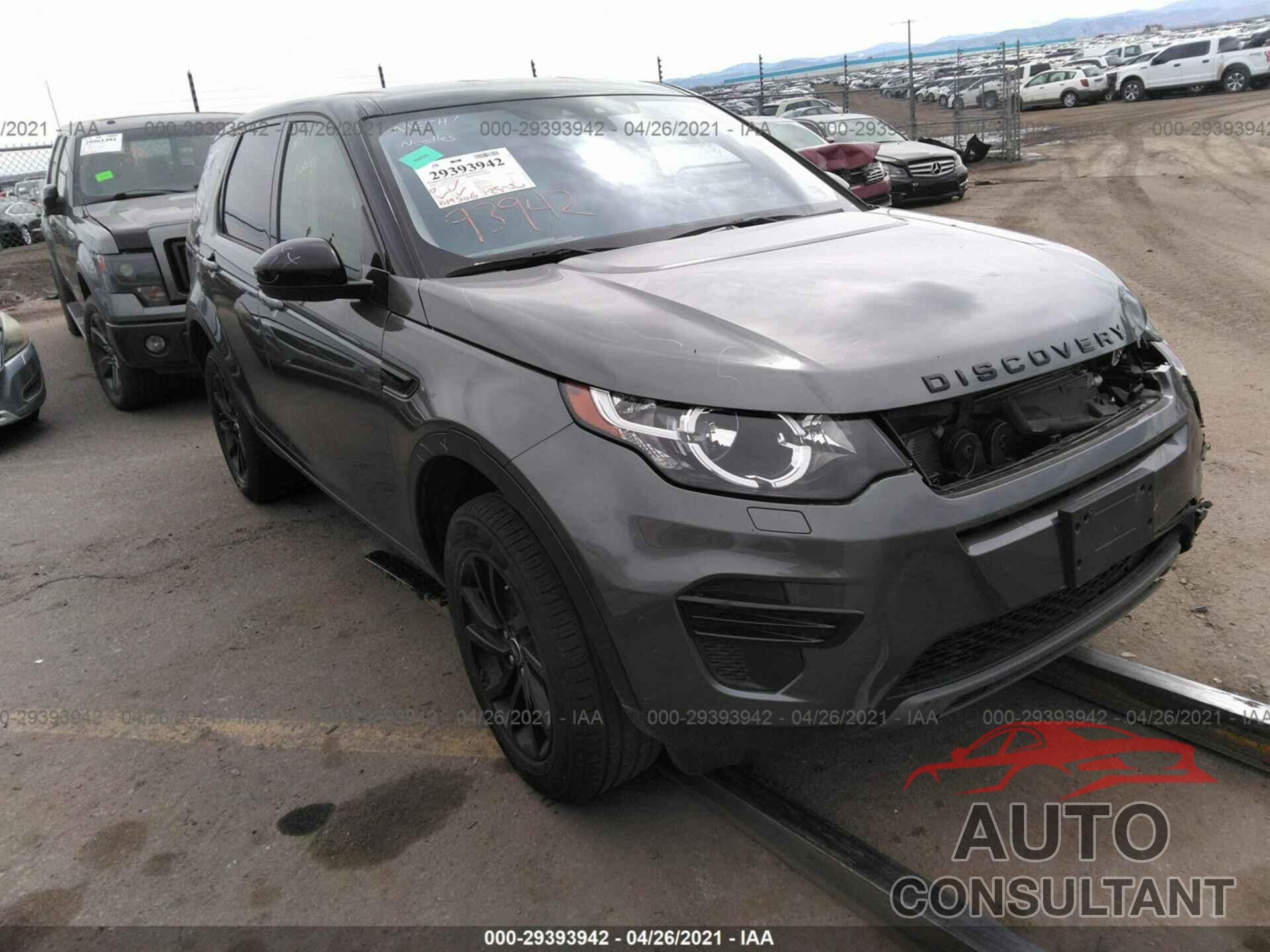 LAND ROVER DISCOVERY SPORT 2019 - SALCP2FX9KH795815