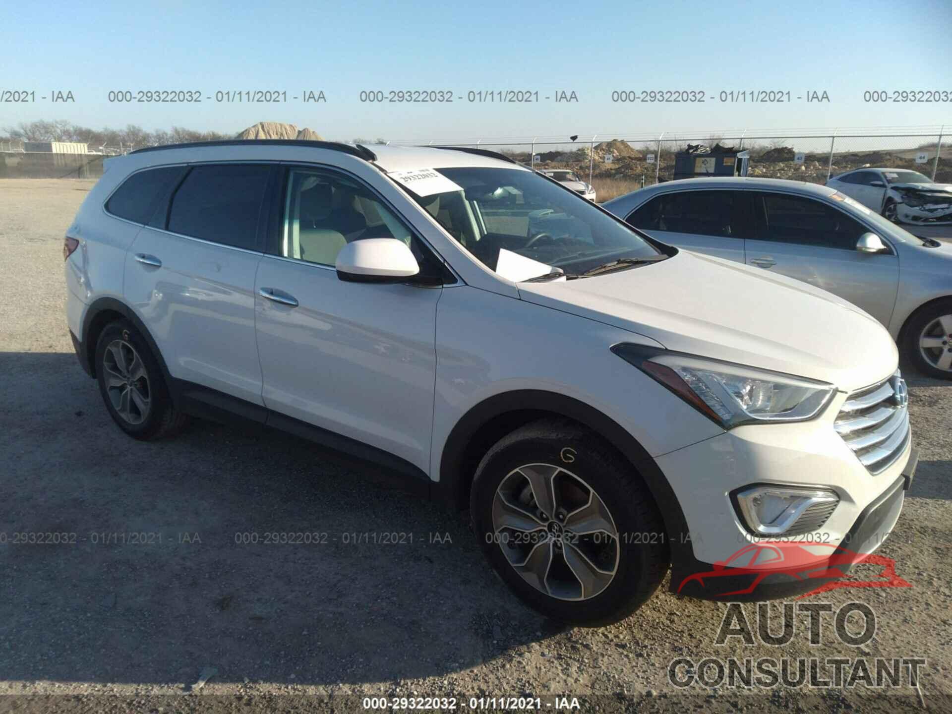 HYUNDAI SANTA FE 2016 - KM8SM4HF9GU146294