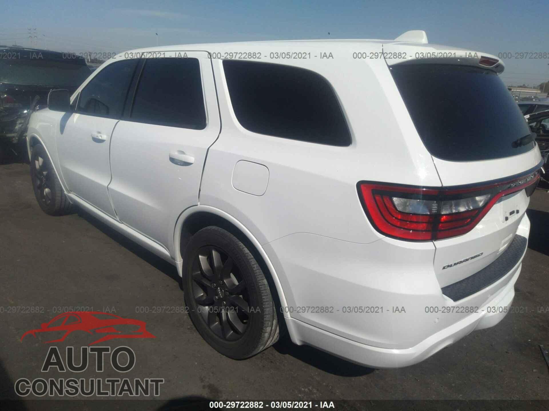DODGE DURANGO 2017 - 1C4SDHCT9HC709246