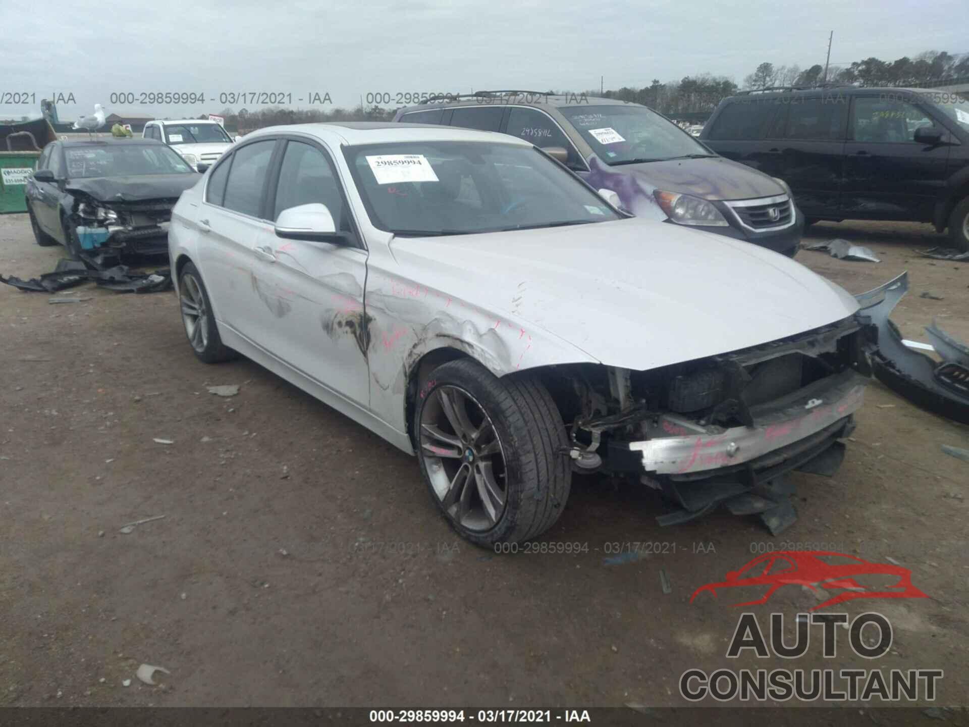 BMW 3 SERIES 2017 - WBA8D9G39HNU61429