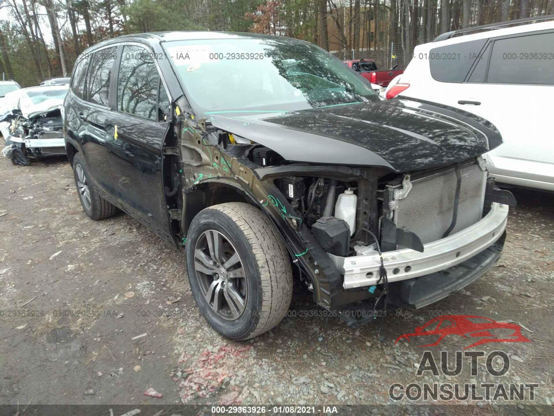 HONDA PILOT 2016 - 5FNYF5H80GB054662