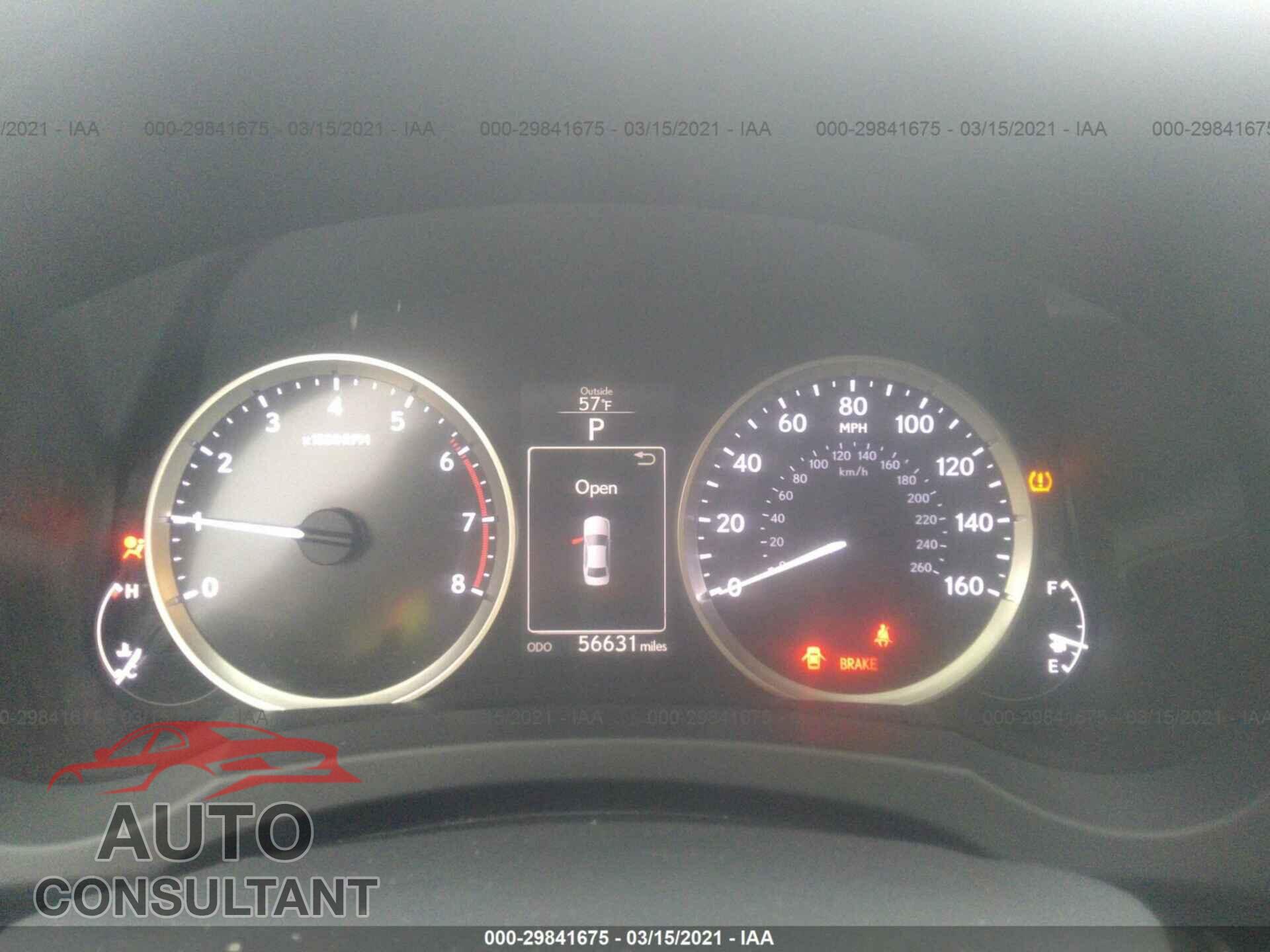 LEXUS IS 200T 2016 - JTHBA1D20G5011096