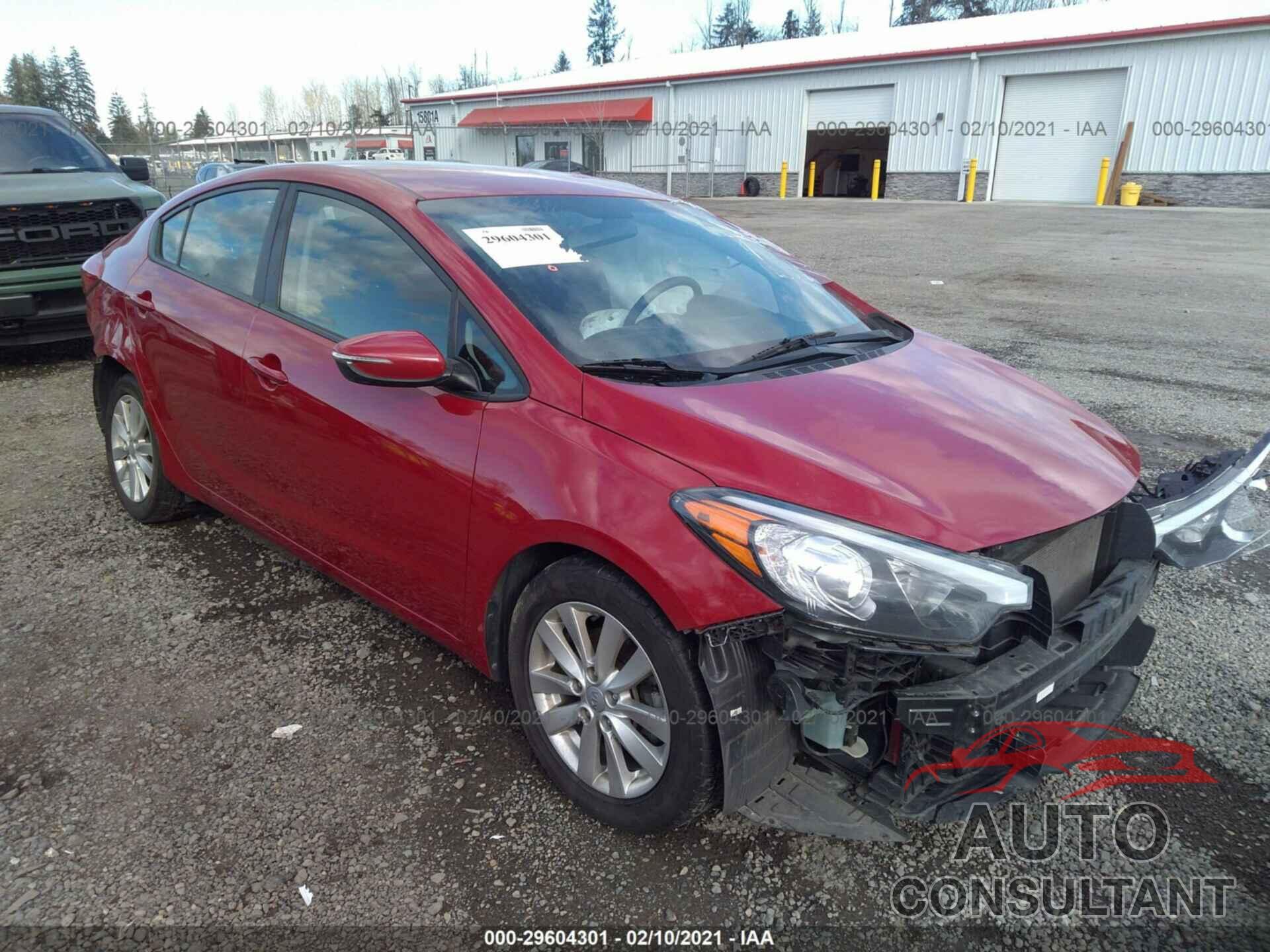 KIA FORTE 2016 - KNAFX4A66G5574127