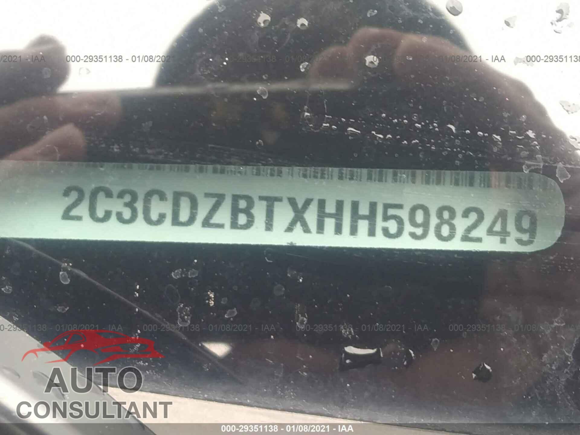 DODGE CHALLENGER 2017 - 2C3CDZBTXHH598249