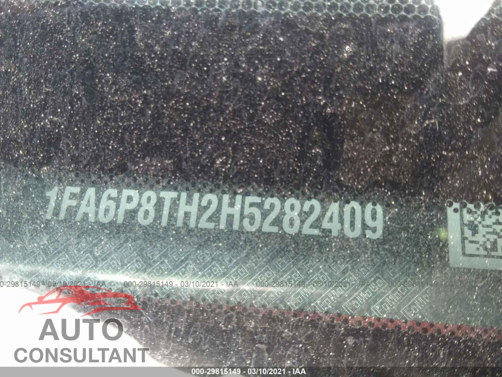 FORD MUSTANG 2017 - 1FA6P8TH2H5282409
