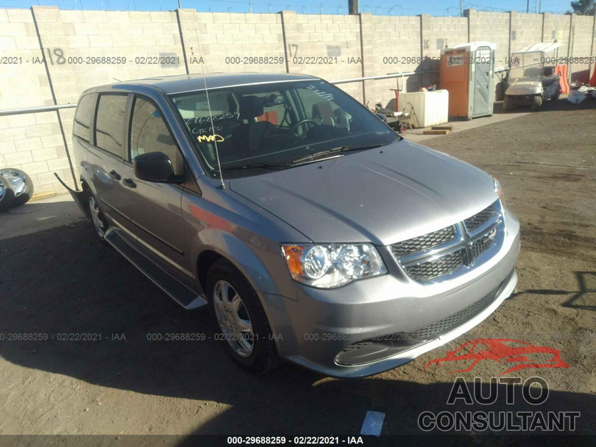 DODGE GRAND CARAVAN 2016 - 2C4RDGBG9GR364707