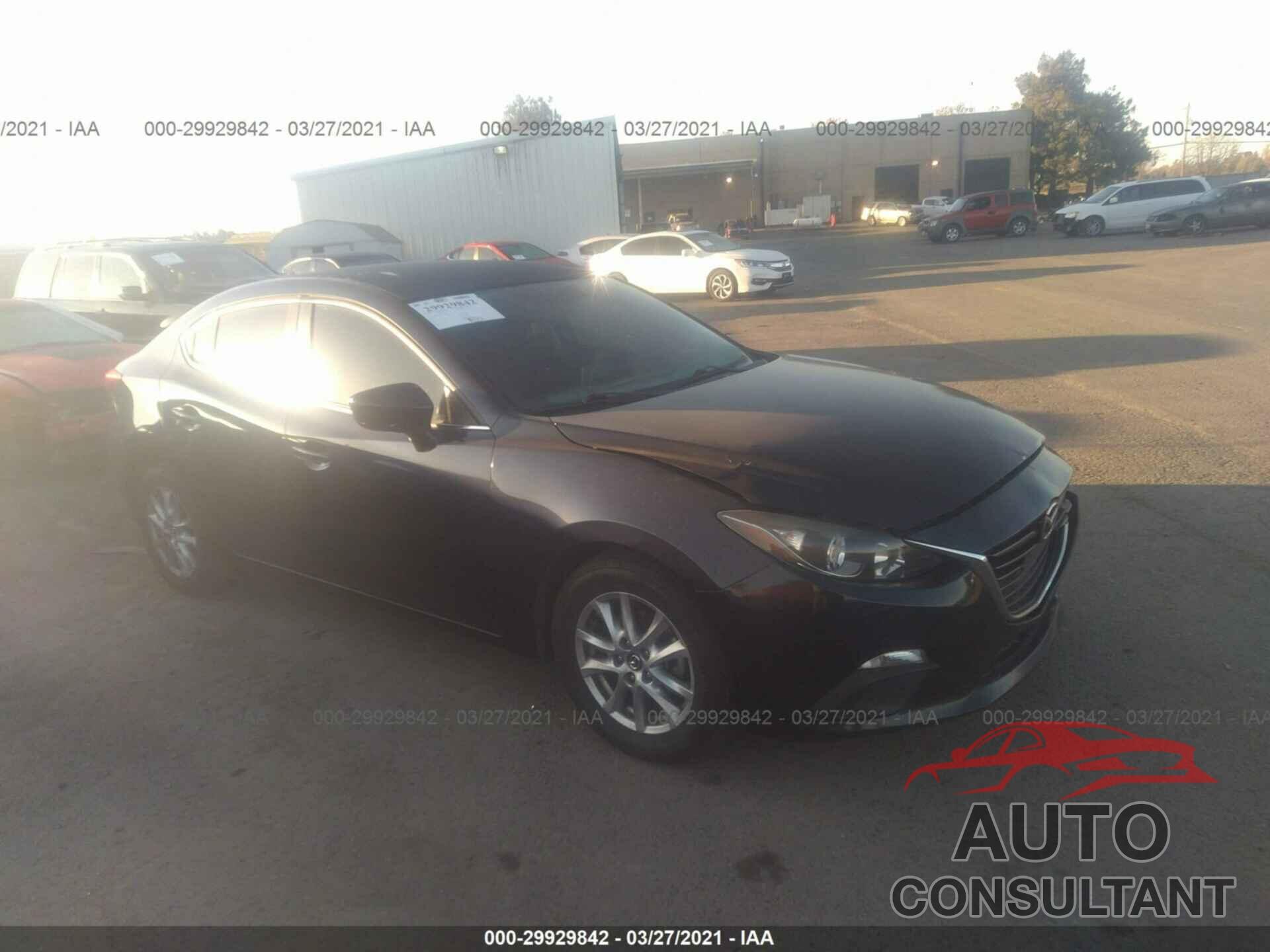 MAZDA MAZDA3 2016 - JM1BM1U78G1347896