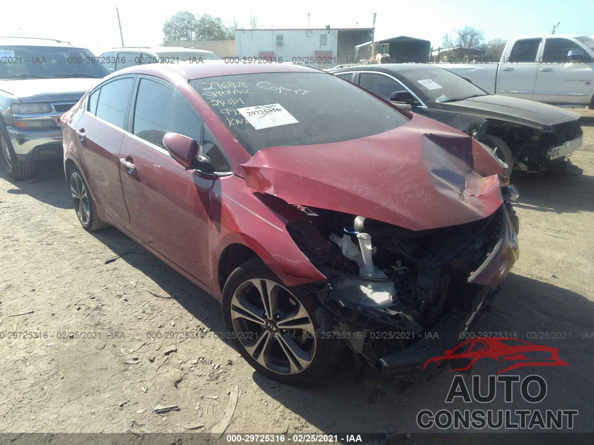 KIA FORTE 2016 - KNAFX4A81G5544633