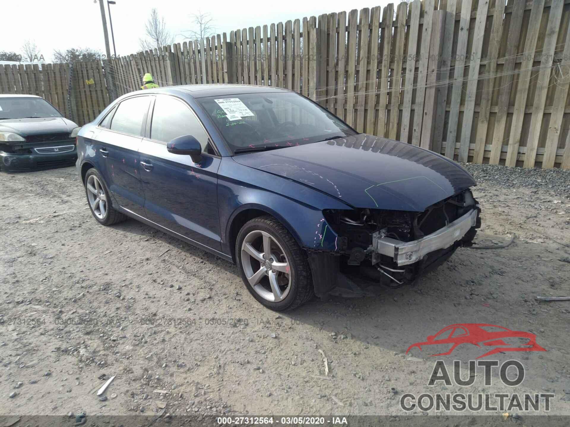 AUDI A3 2016 - WAUA7GFF5G1068025