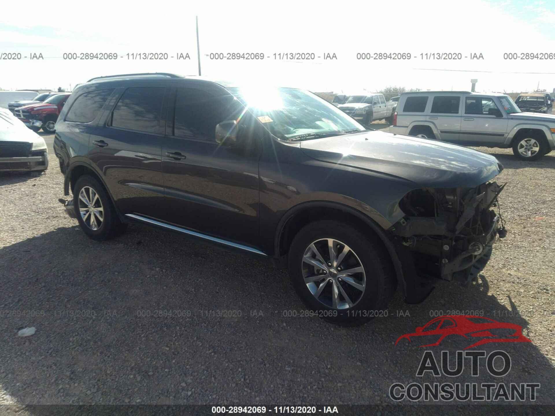 DODGE DURANGO 2016 - 1C4RDHDG1GC432736