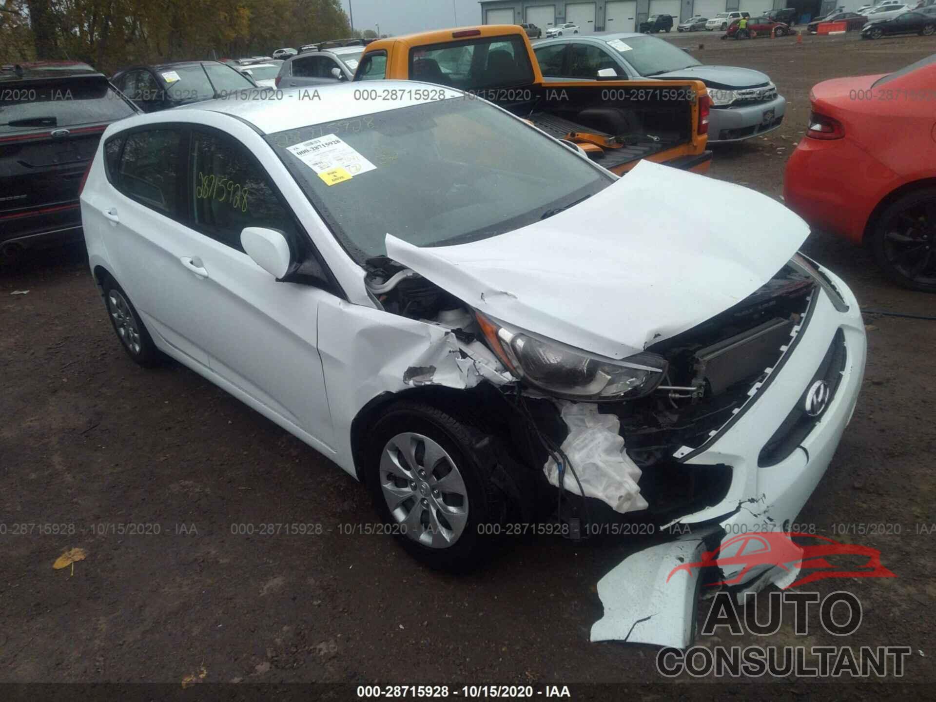 HYUNDAI ACCENT 2017 - KMHCT5AE2HU301865
