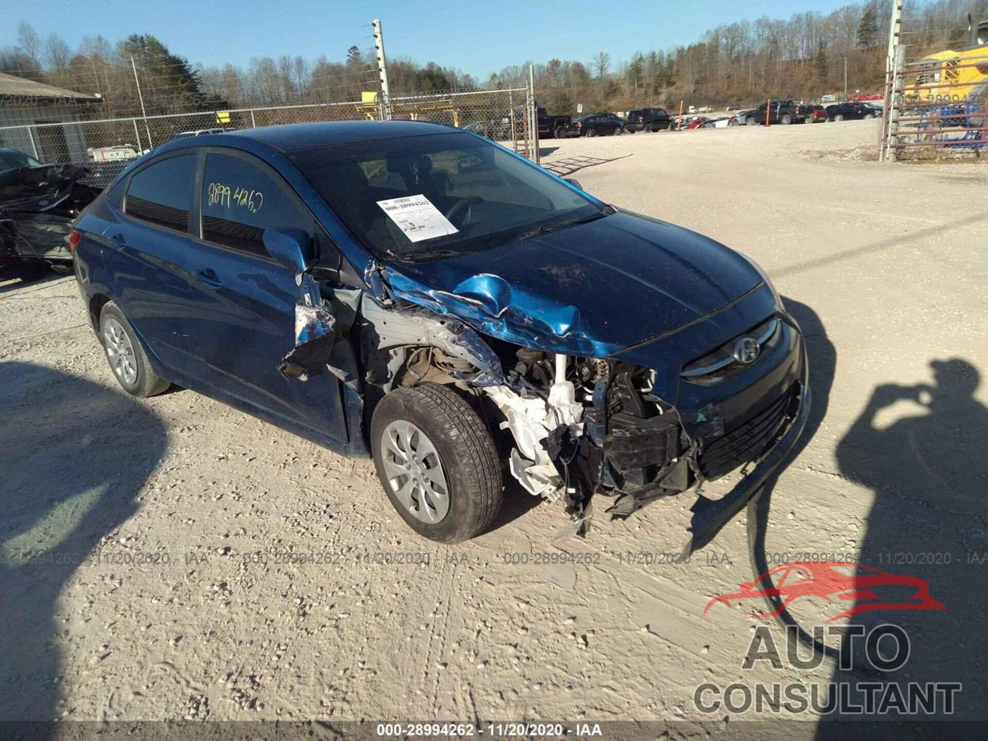 HYUNDAI ACCENT 2016 - KMHCT4AE9GU096246