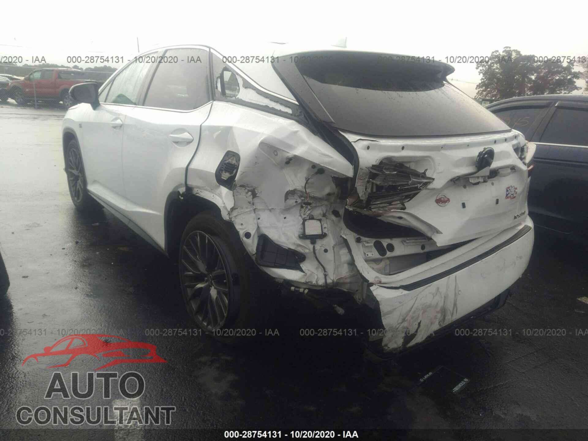 LEXUS RX 2018 - 2T2BZMCA4JC154529