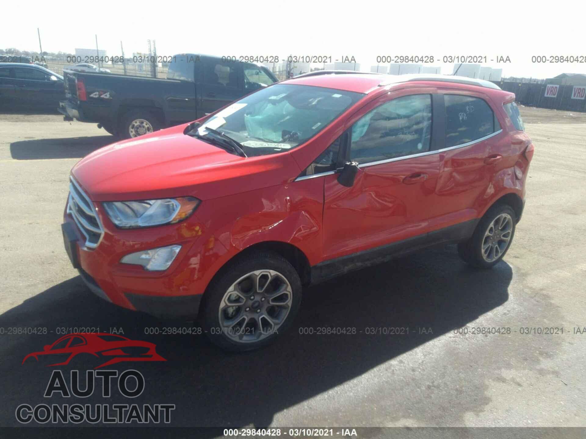 FORD ECOSPORT 2020 - MAJ6S3KL6LC367667