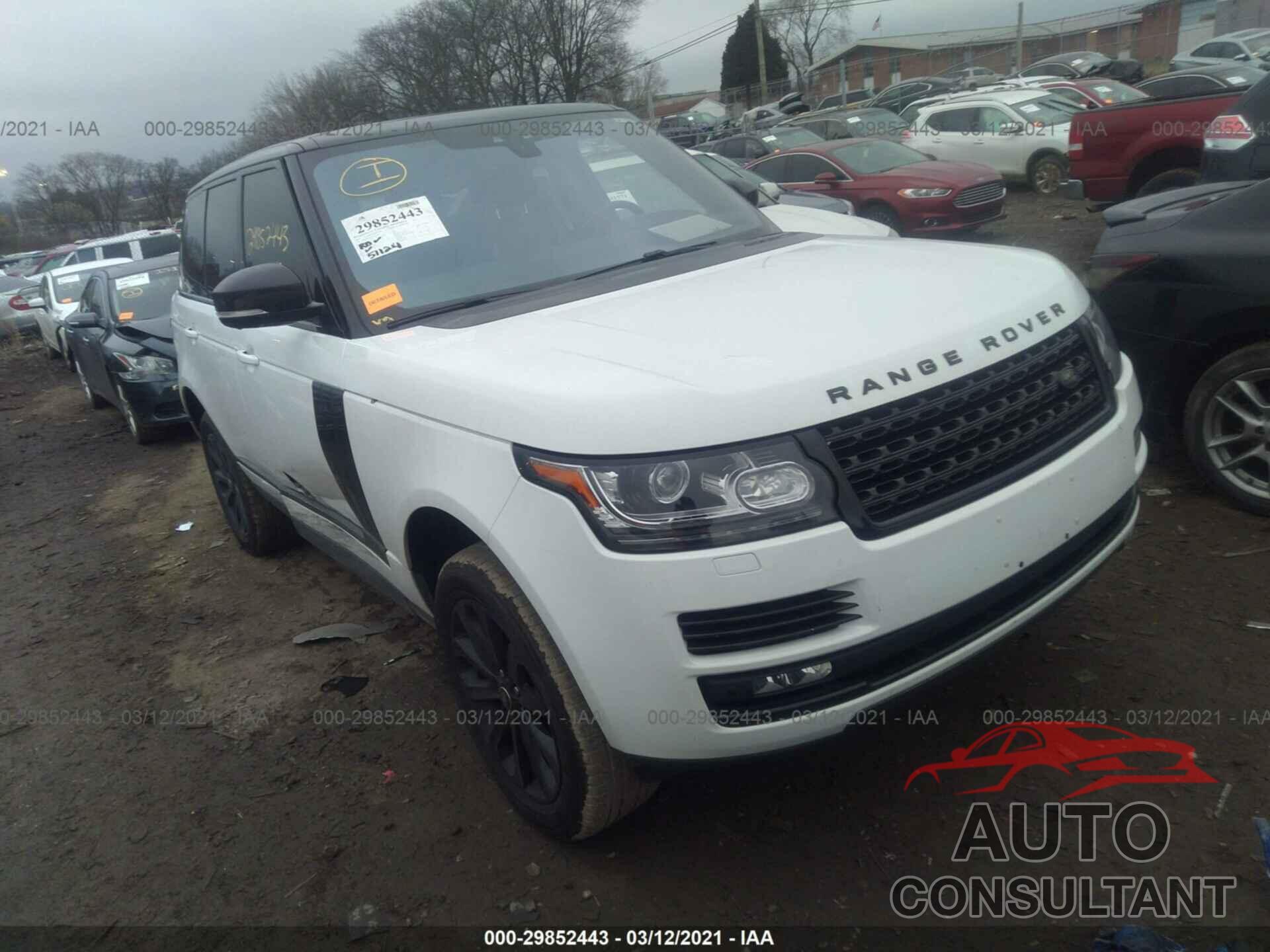 LAND ROVER RANGE ROVER 2017 - SALGR2FV4HA329821