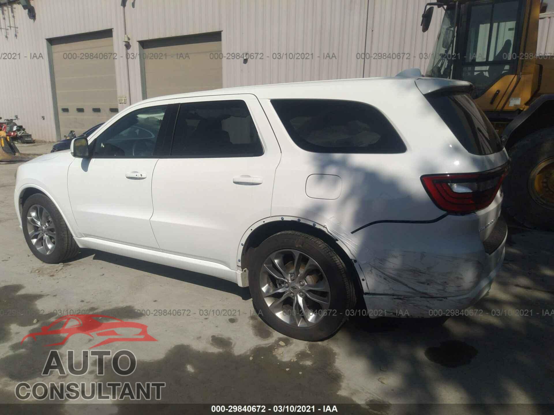 DODGE DURANGO 2020 - 1C4RDHDGXLC296505