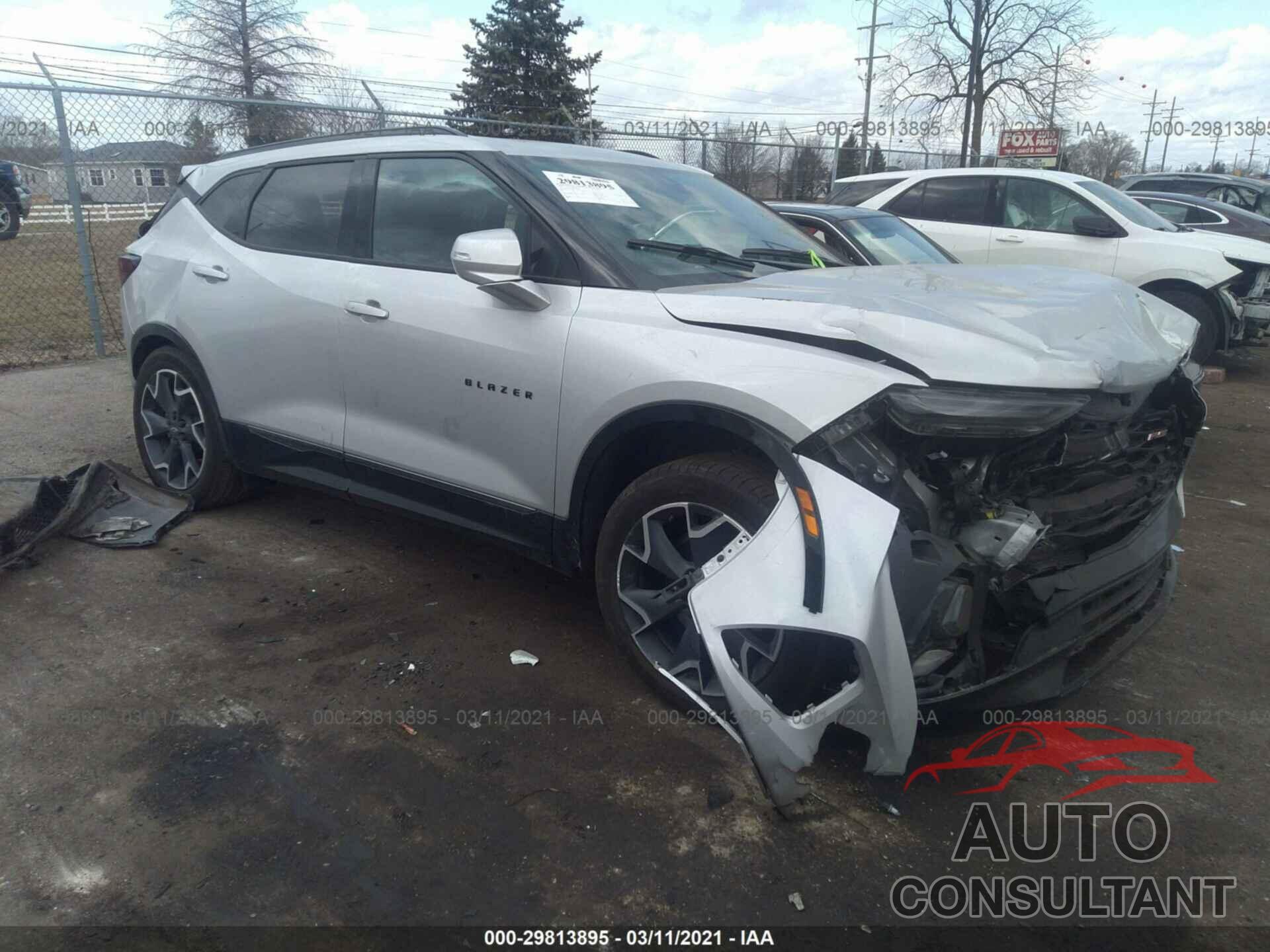 CHEVROLET BLAZER 2020 - 3GNKBERS6LS720623