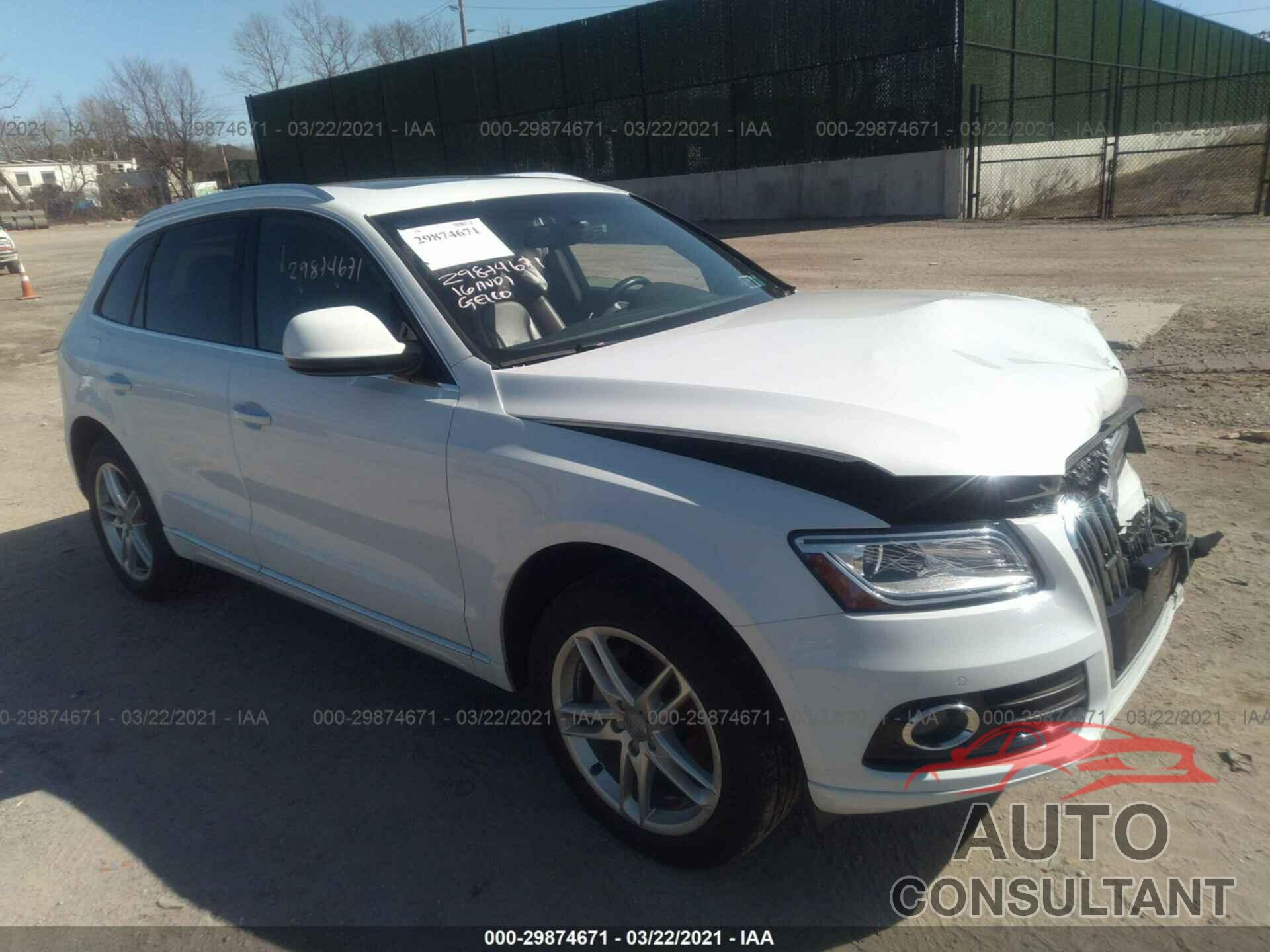 AUDI Q5 2016 - WA1L2AFP5GA134437