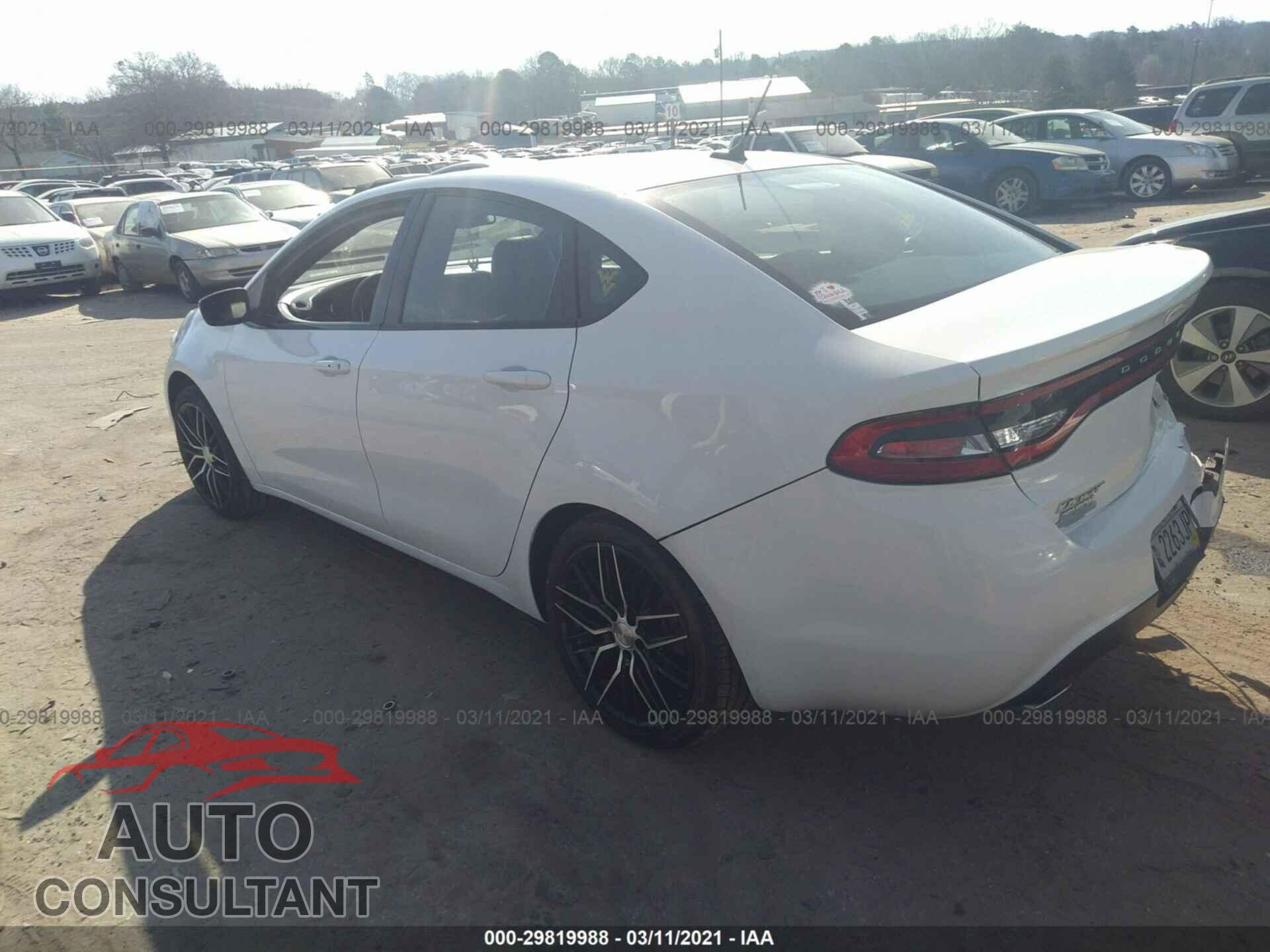 DODGE DART 2016 - 1C3CDFEB3GD644534