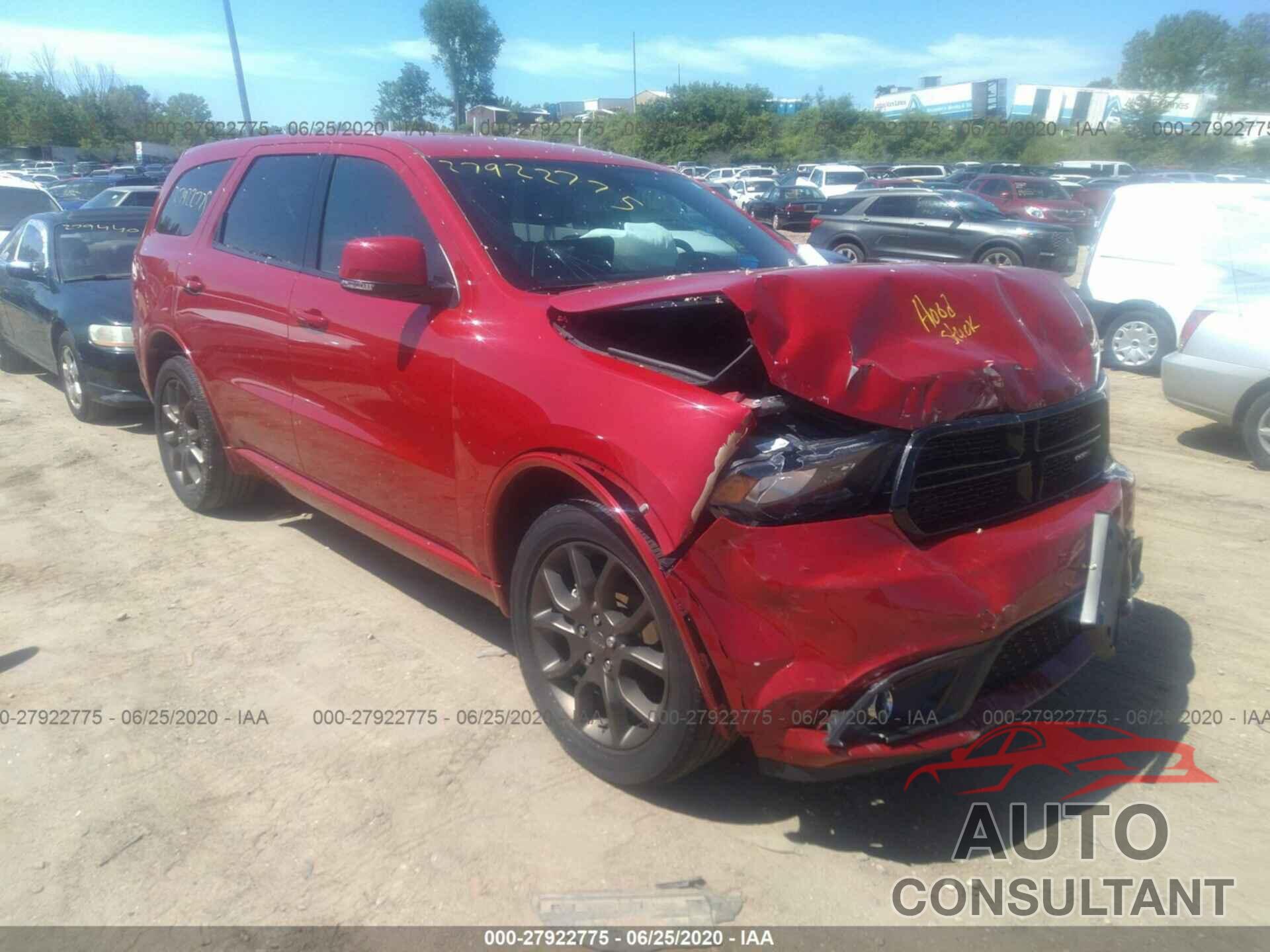 Dodge Durango 2017 - 1C4RDJDG4HC817488