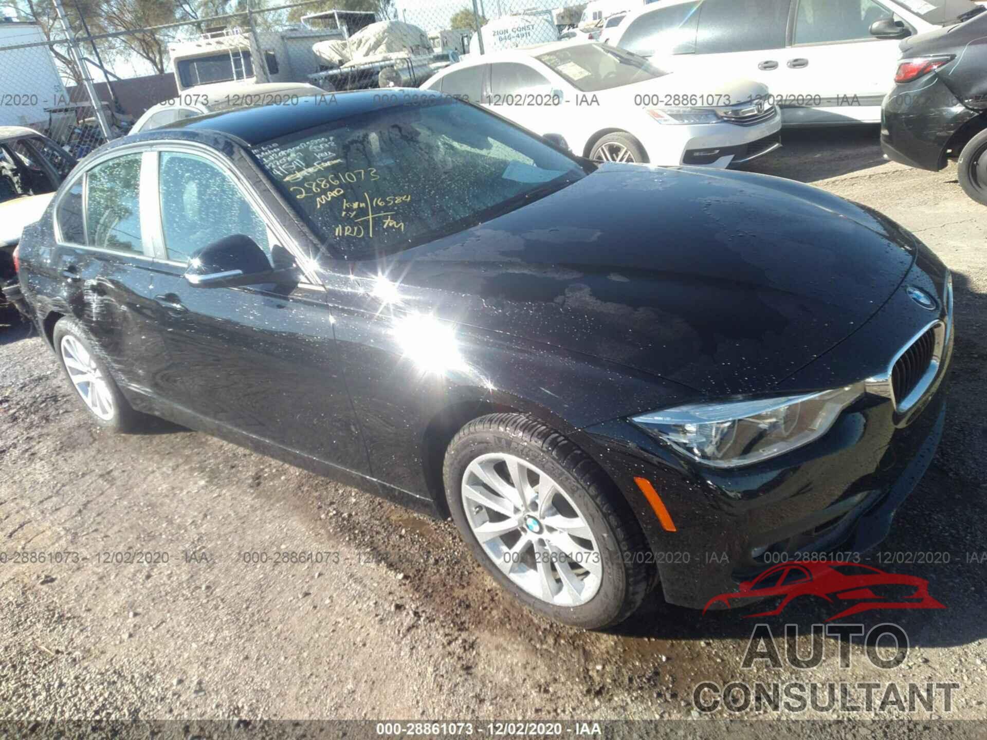 BMW 3 SERIES 2018 - WBA8A9C53JAH13417
