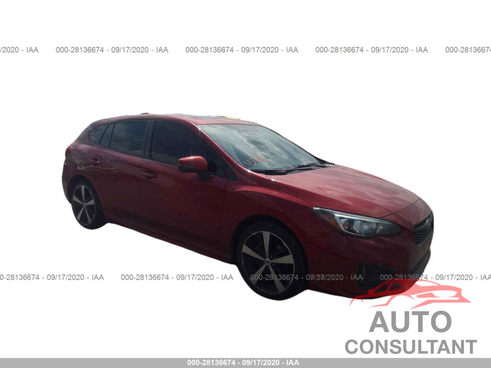 SUBARU IMPREZA 2017 - 4S3GTAL64H3712002