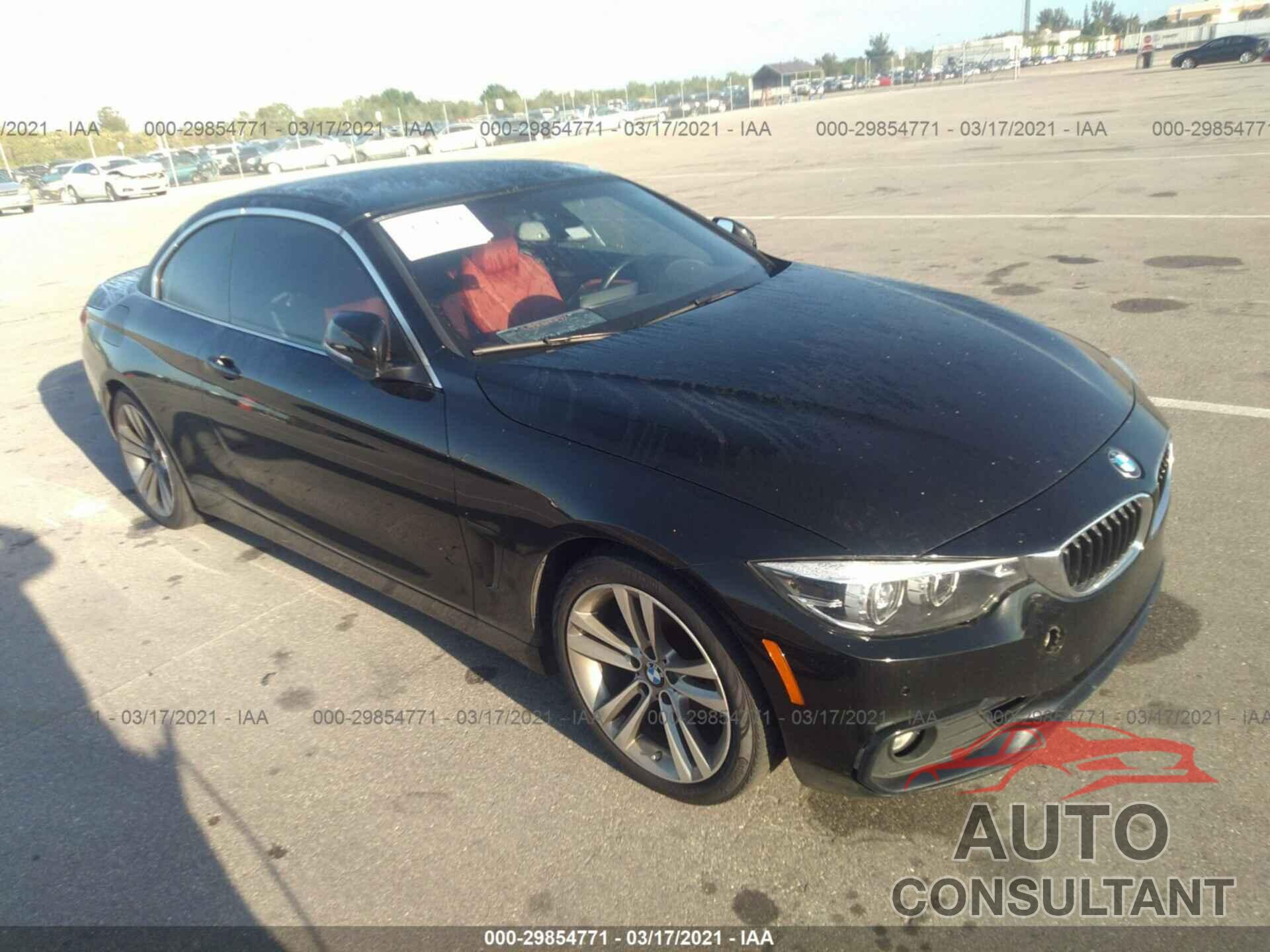 BMW 4 SERIES 2018 - WBA4Z1C57JEA31335