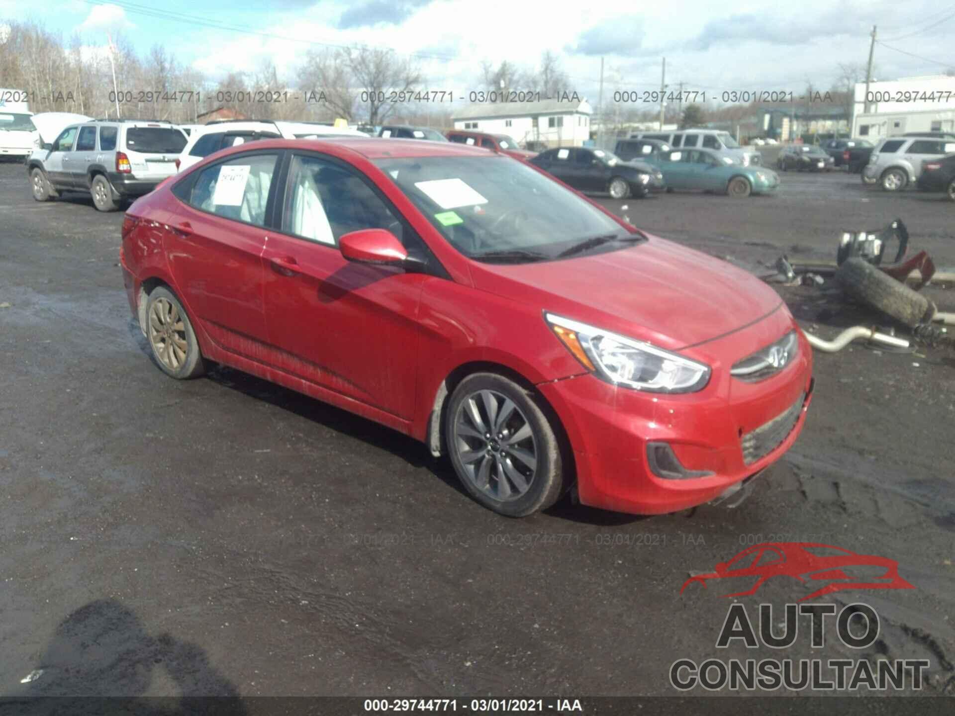 HYUNDAI ACCENT 2017 - KMHCT4AE3HU271723
