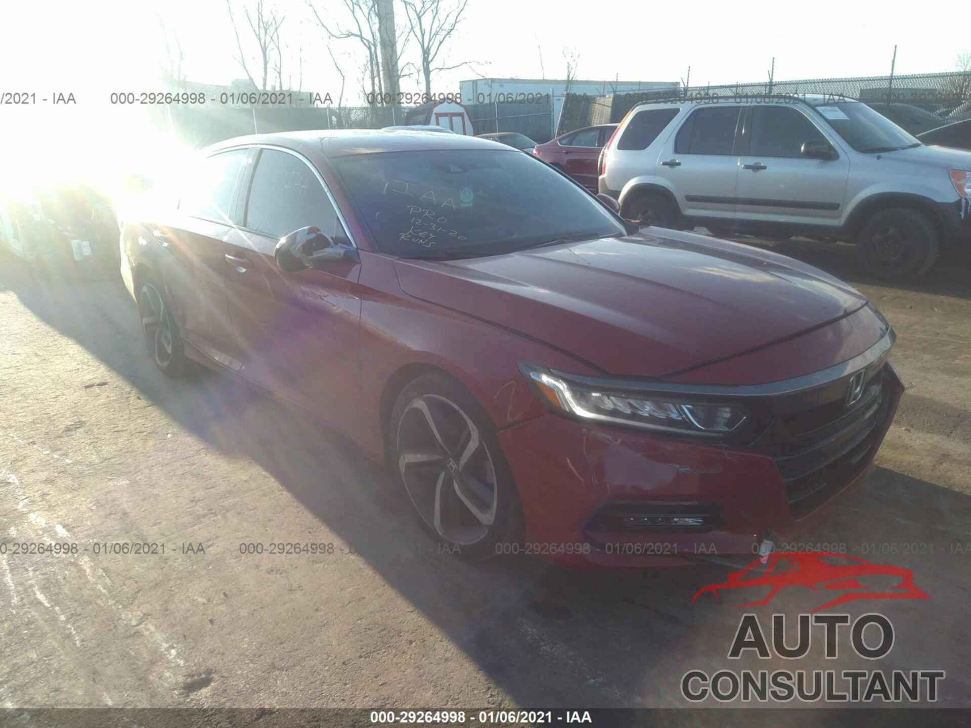 HONDA ACCORD SEDAN 2019 - 1HGCV1F30KA127187