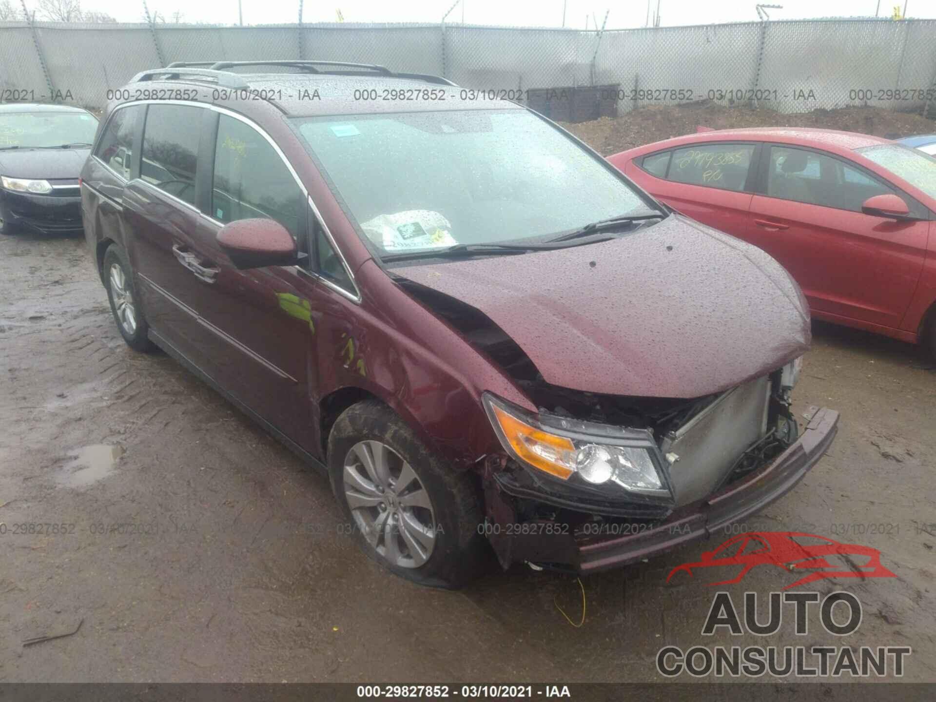 HONDA ODYSSEY 2016 - 5FNRL5H67GB027521