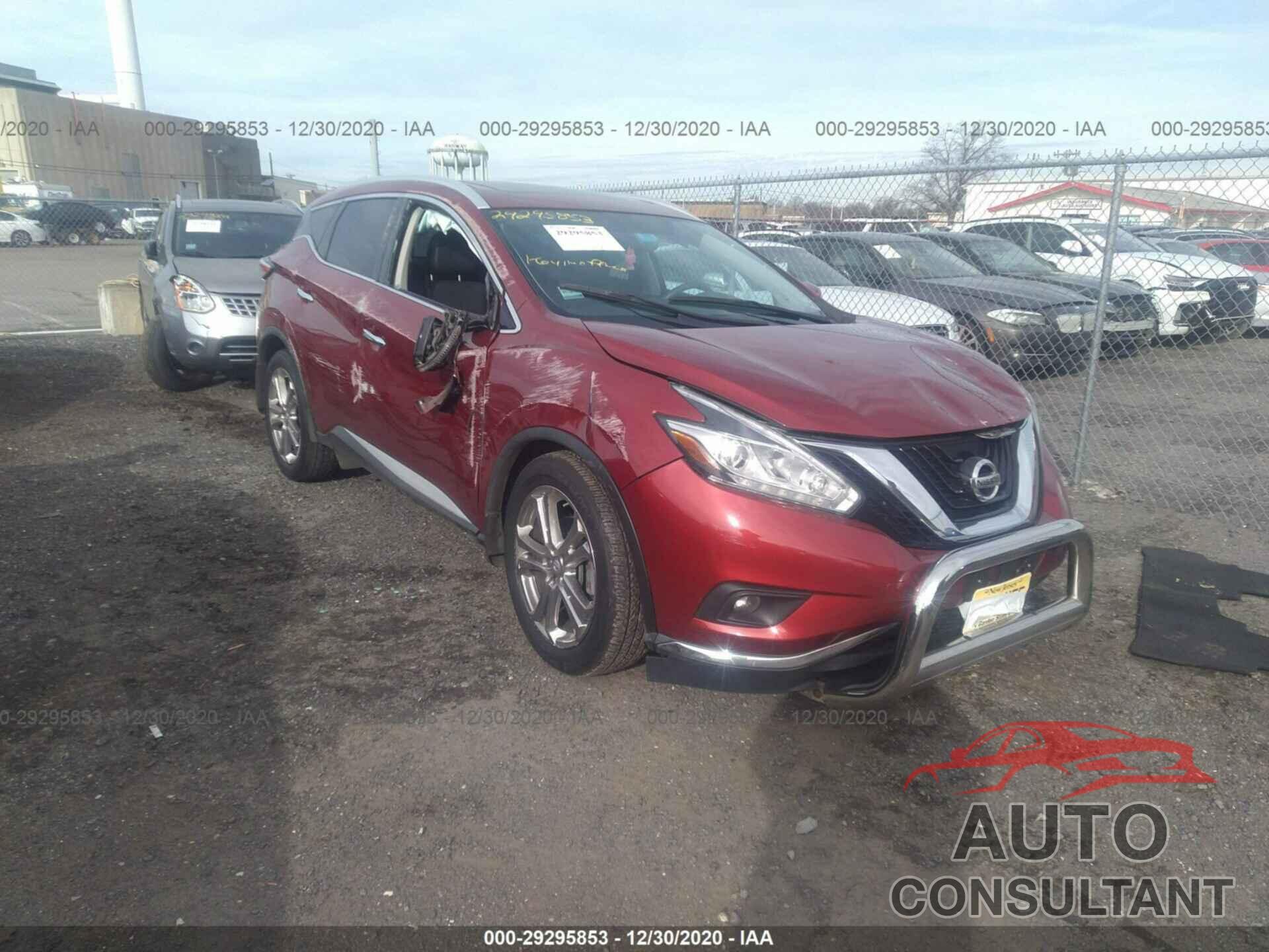 NISSAN MURANO 2016 - 5N1AZ2MH2GN118291