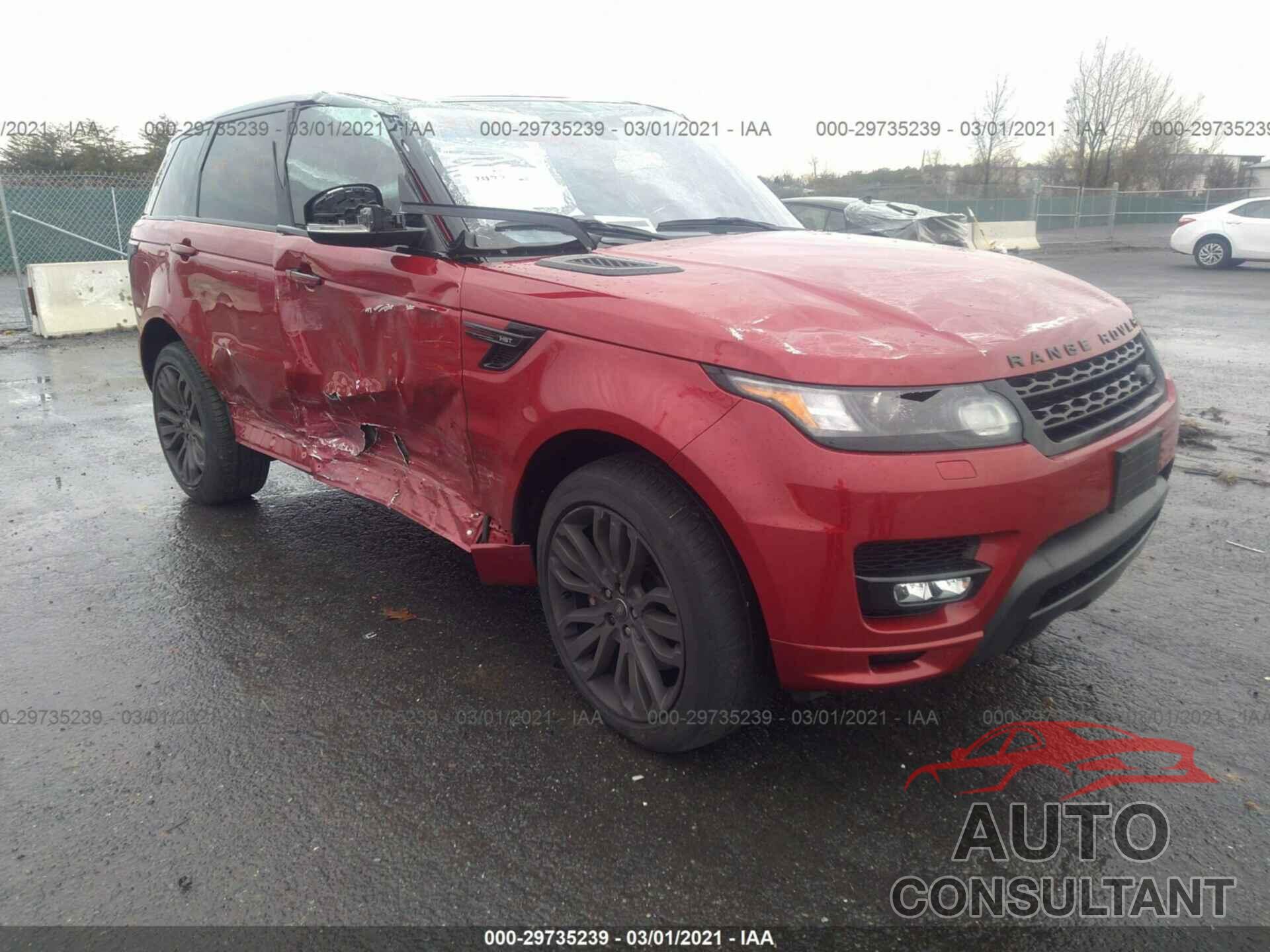LAND ROVER RANGE ROVER SPORT 2016 - SALWS2PF9GA102050