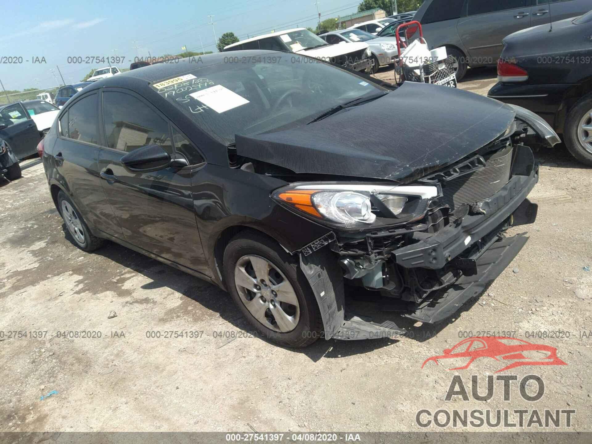 KIA FORTE 2016 - KNAFK4A67G5591985