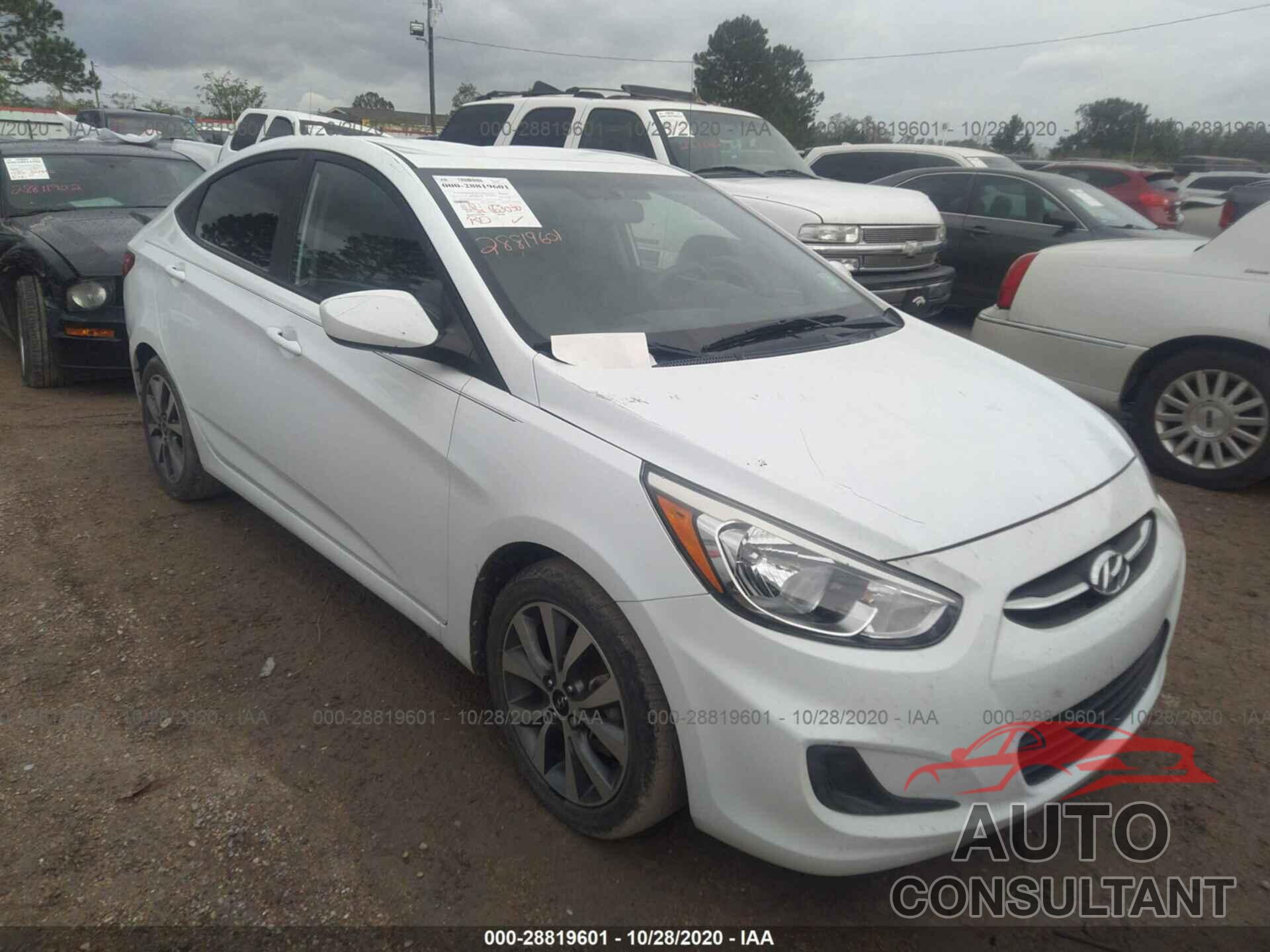 HYUNDAI ACCENT 2017 - KMHCT4AE4HU280768