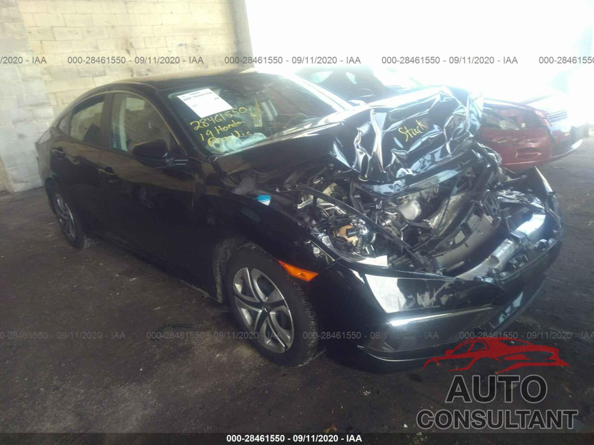 HONDA CIVIC SEDAN 2019 - 2HGFC2F62KH556173